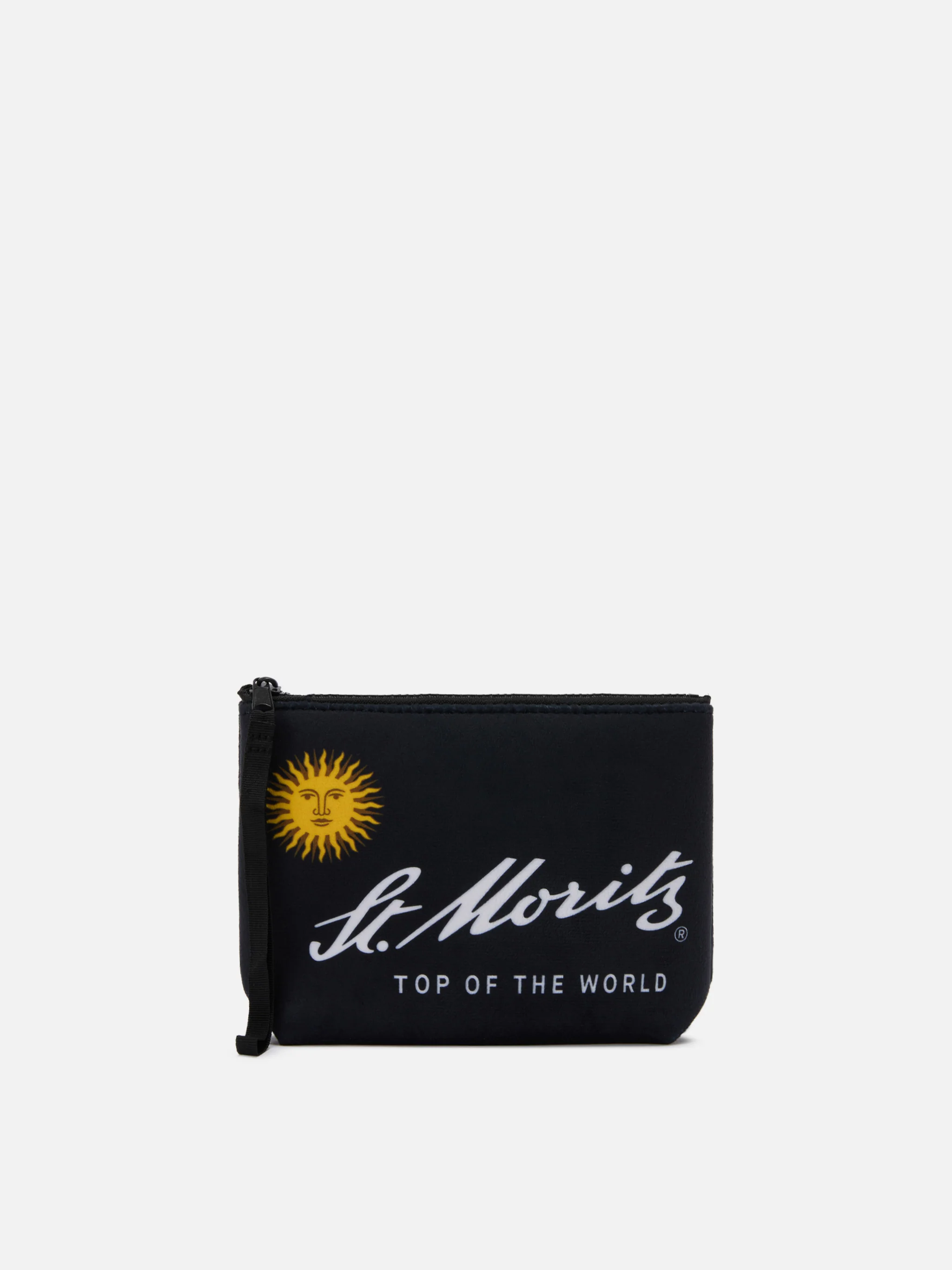 Aline Pouch in wool-effect fabric with St. Moritz print | ST. MORITZ TOP OF THE WORLD SPECIAL EDITION