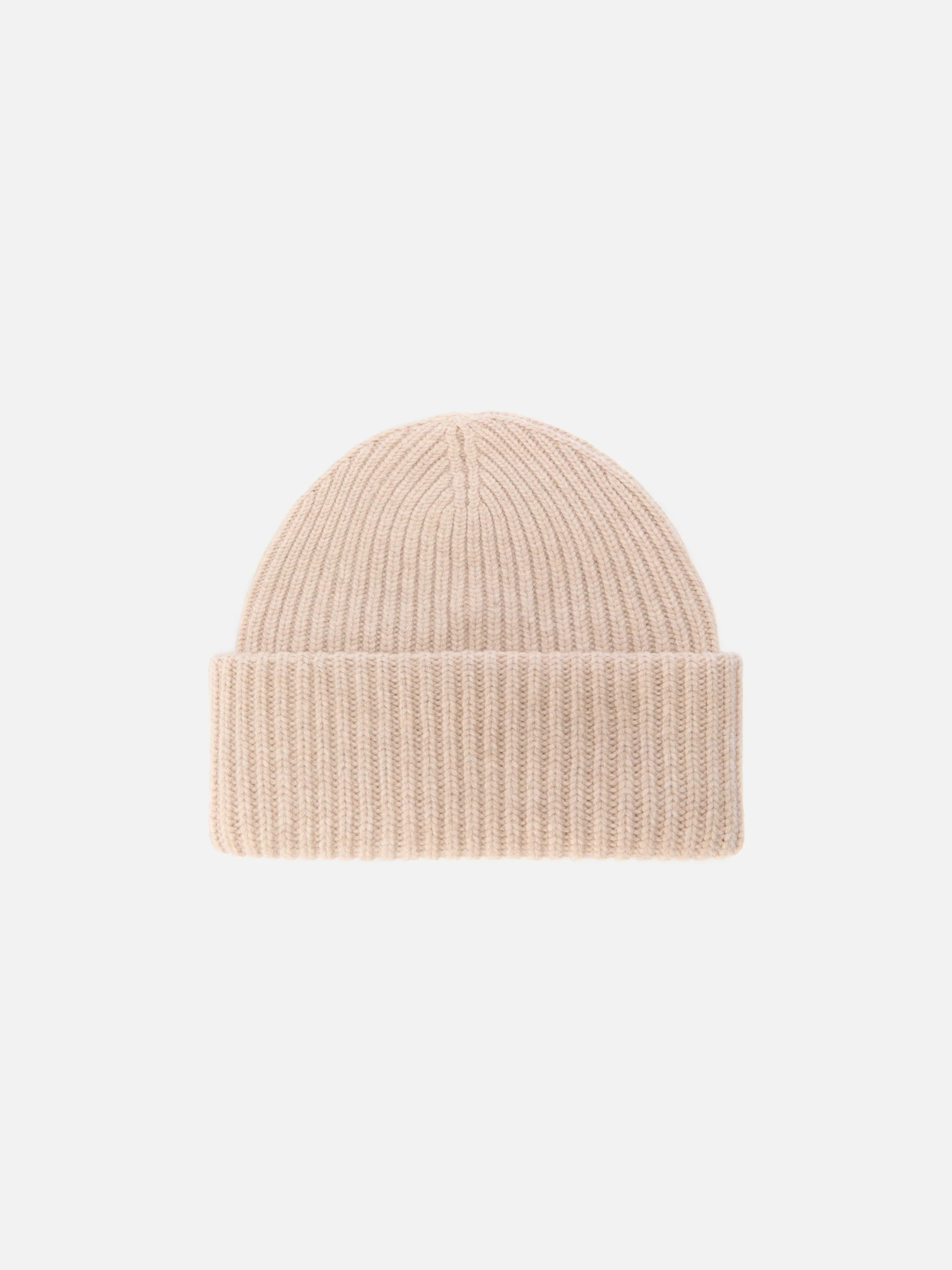 Berry W ribbed cashmere-blend beanie in beige - Image 3