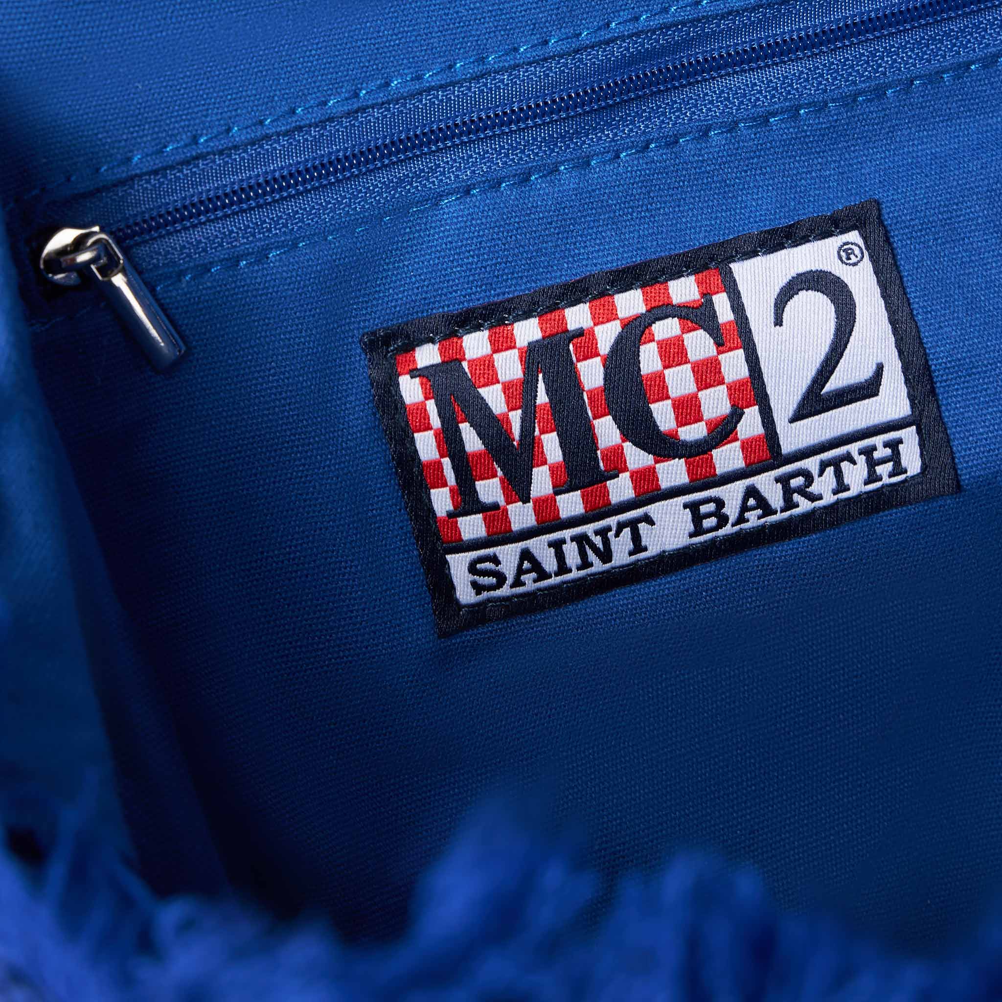 Colette blue crochet handbag - Image 5