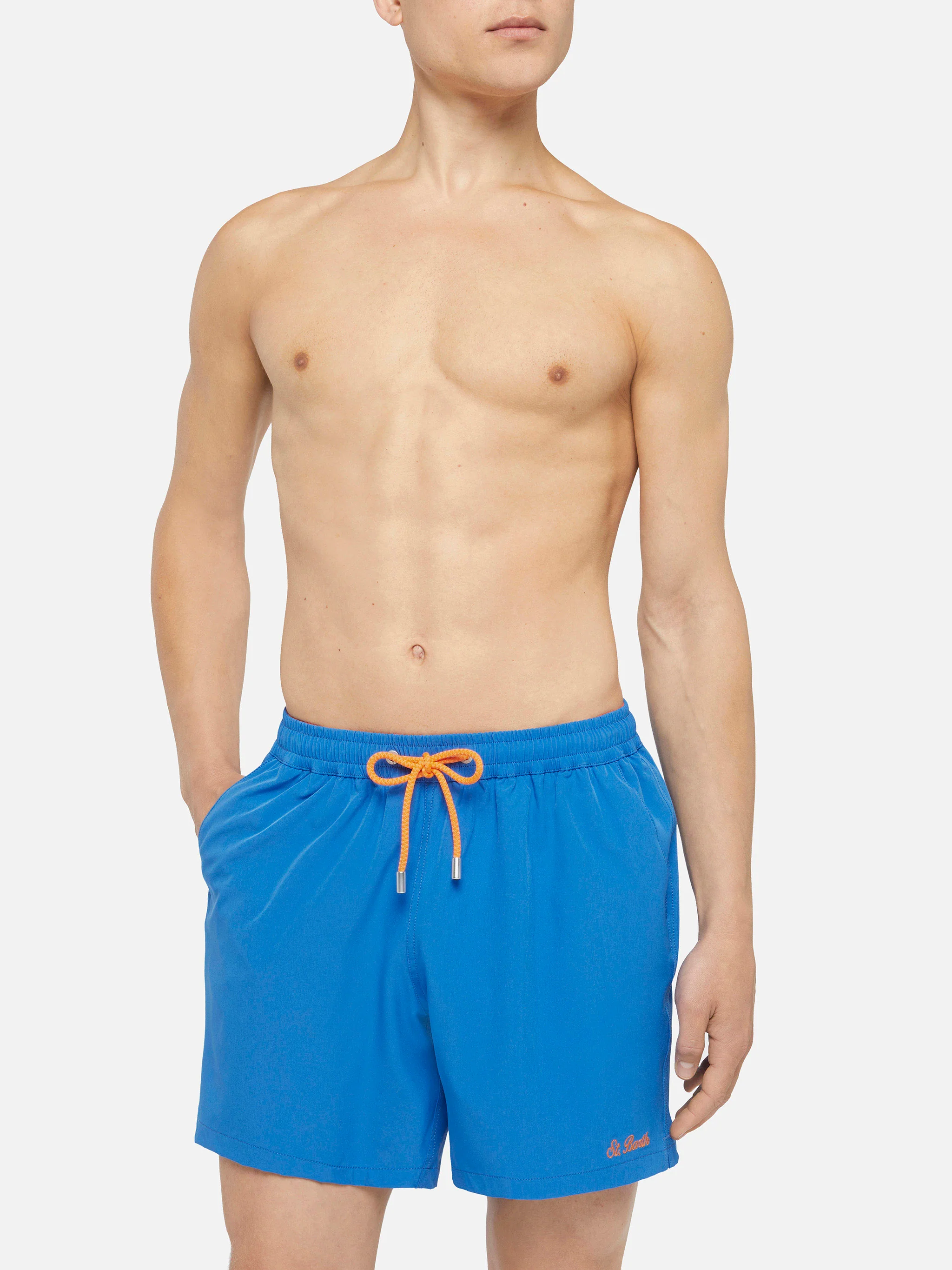 Bluette Comfort swim shorts with St. Barth embroidery - Image 3