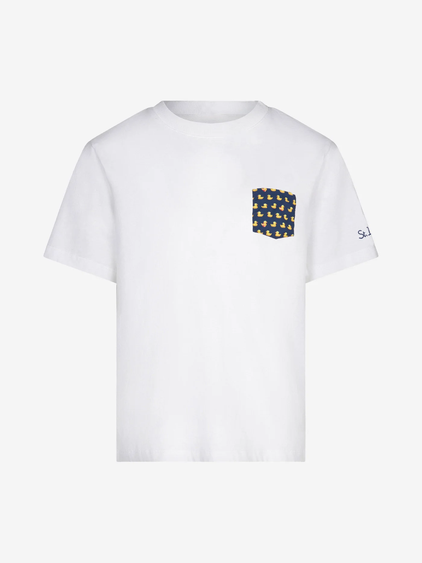 Boy cotton t-shirt with printed pocket