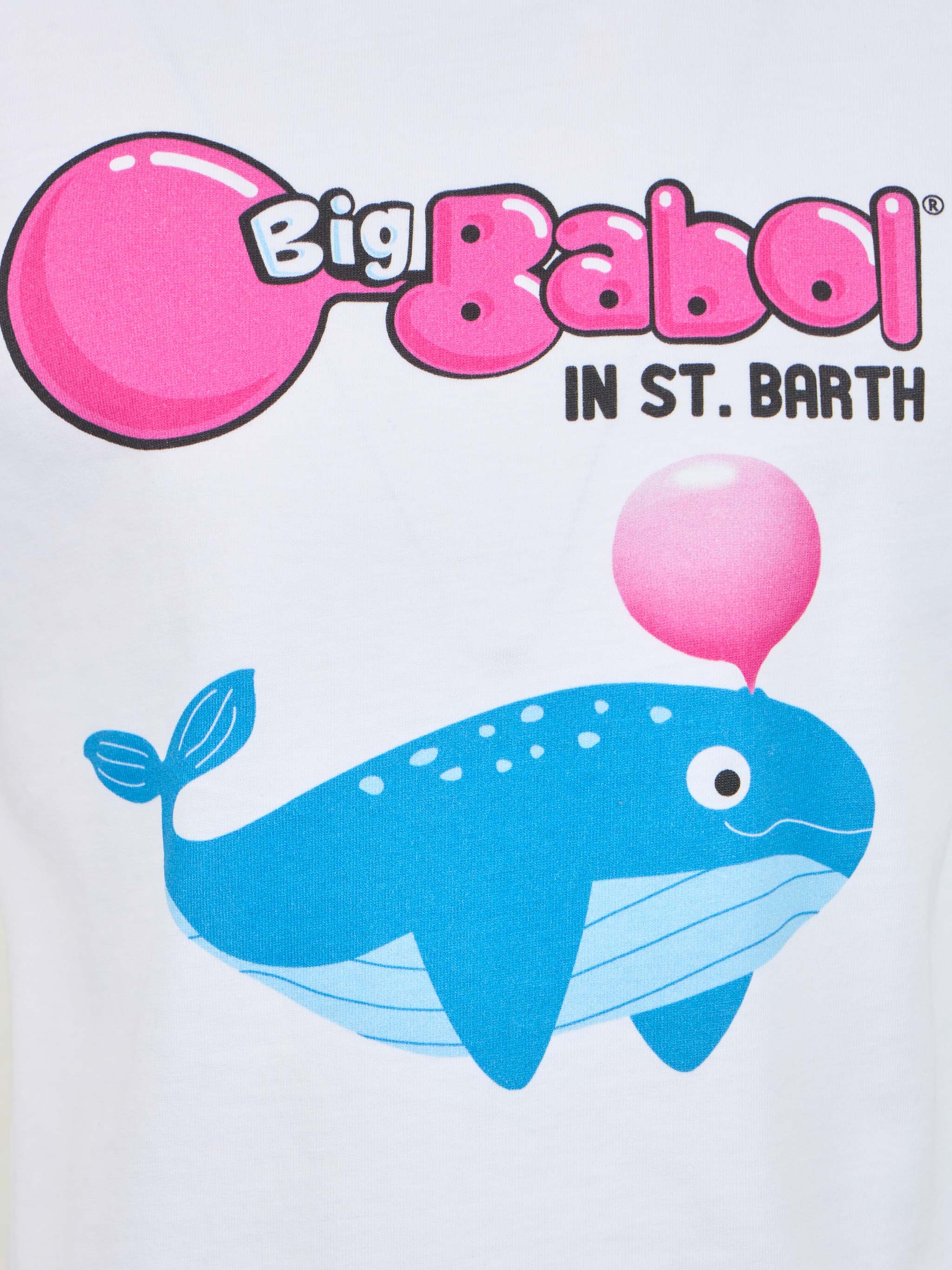 Boy t-shirt with Big Babol whale placed print | BIG BABOL SPECIAL EDITION - Image 2