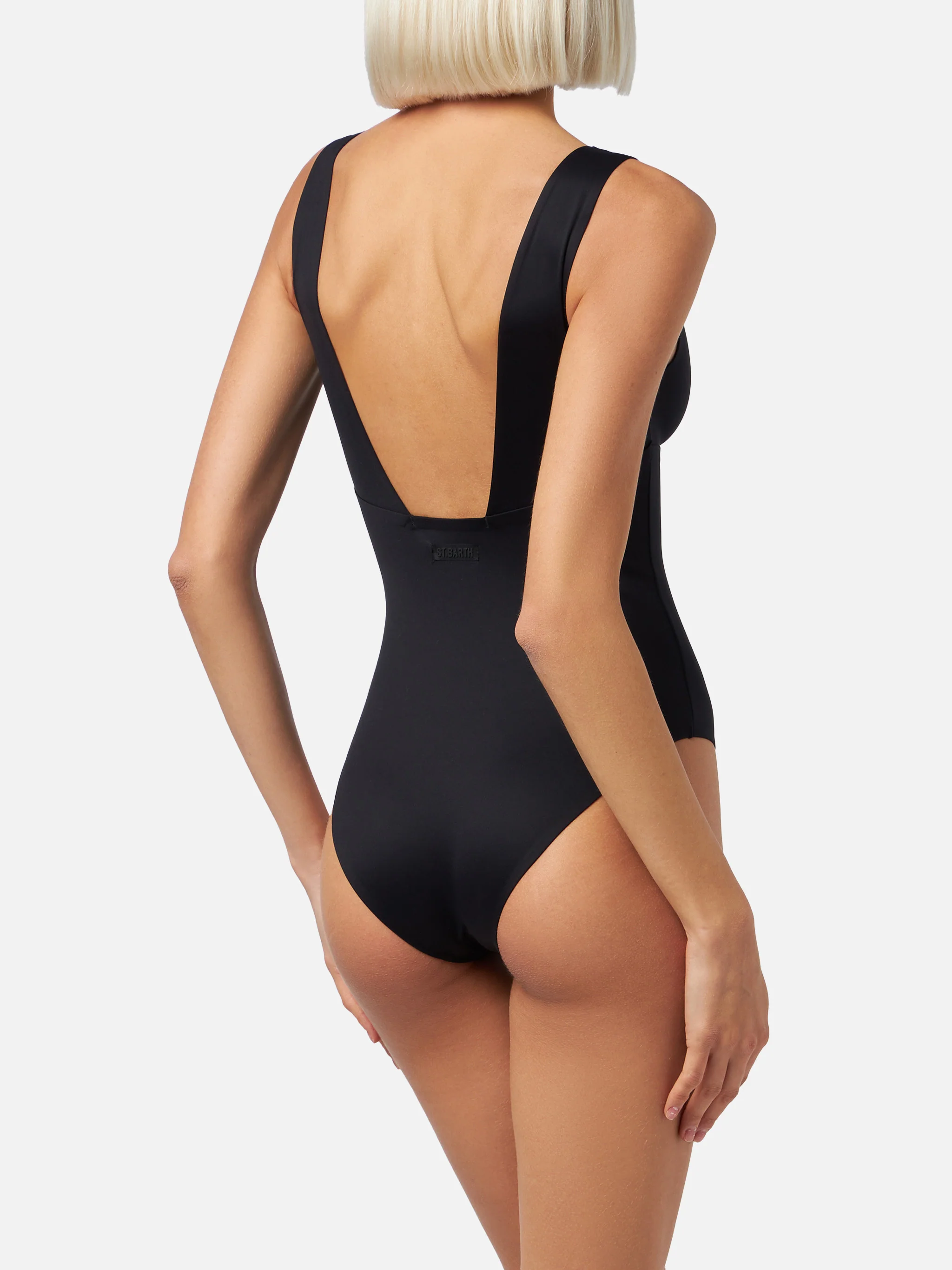 Calliope black heat-sealed one-piece swimsuit - Image 4