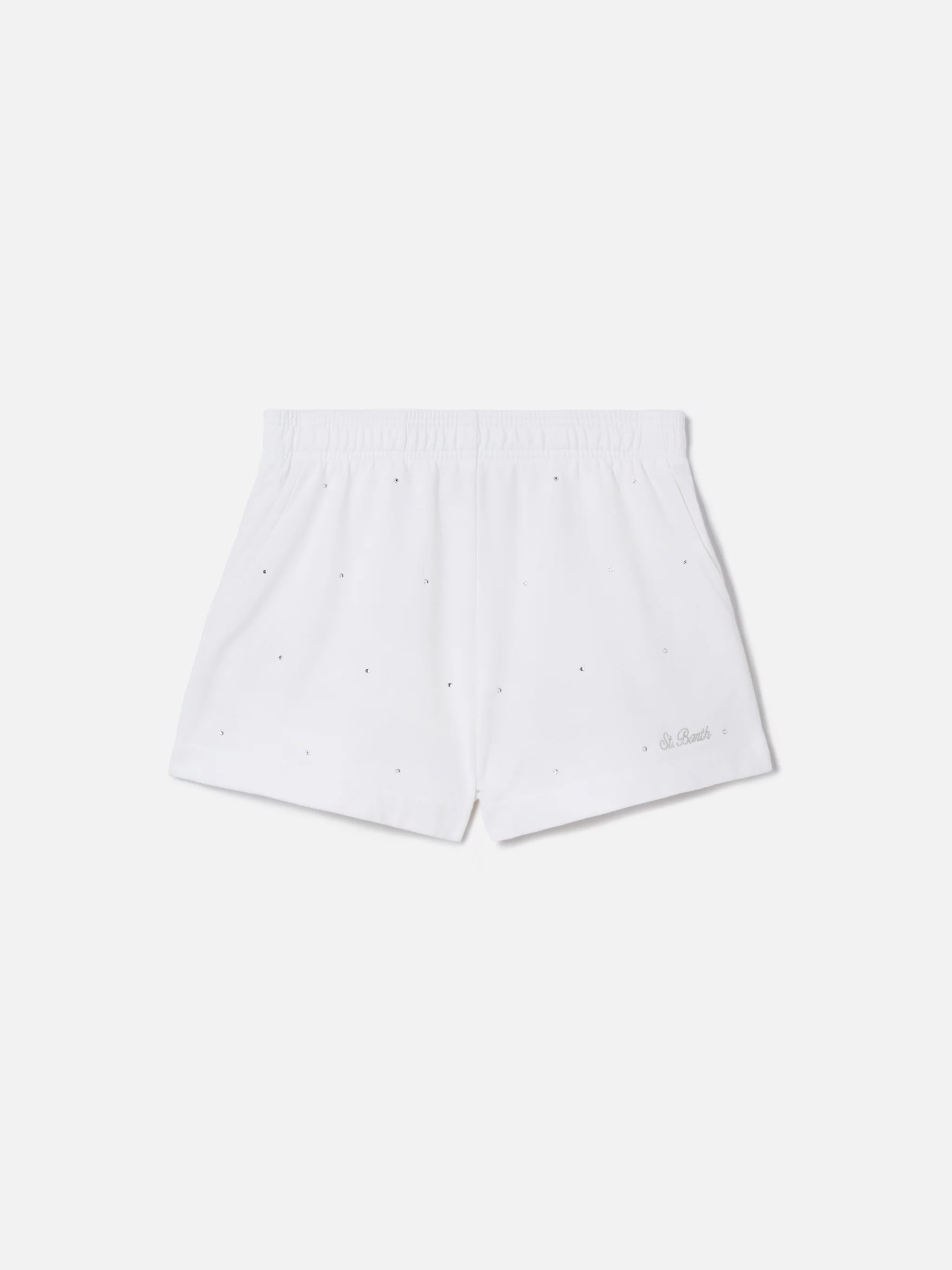 Cate light cotton shorts with rhinestones - Image 6