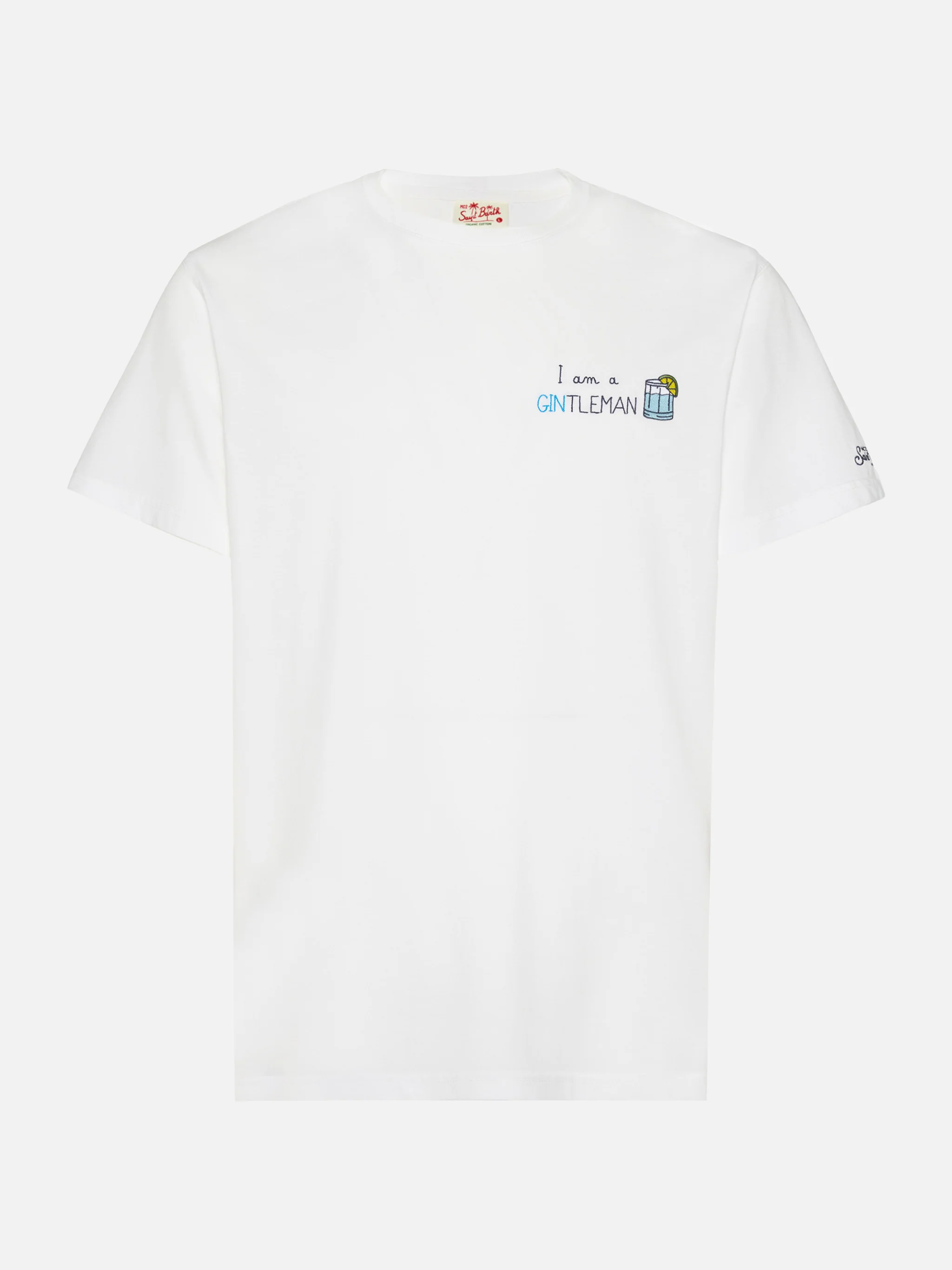 Portofino t-shirt with I am a GINtleman embroidery - Image 4