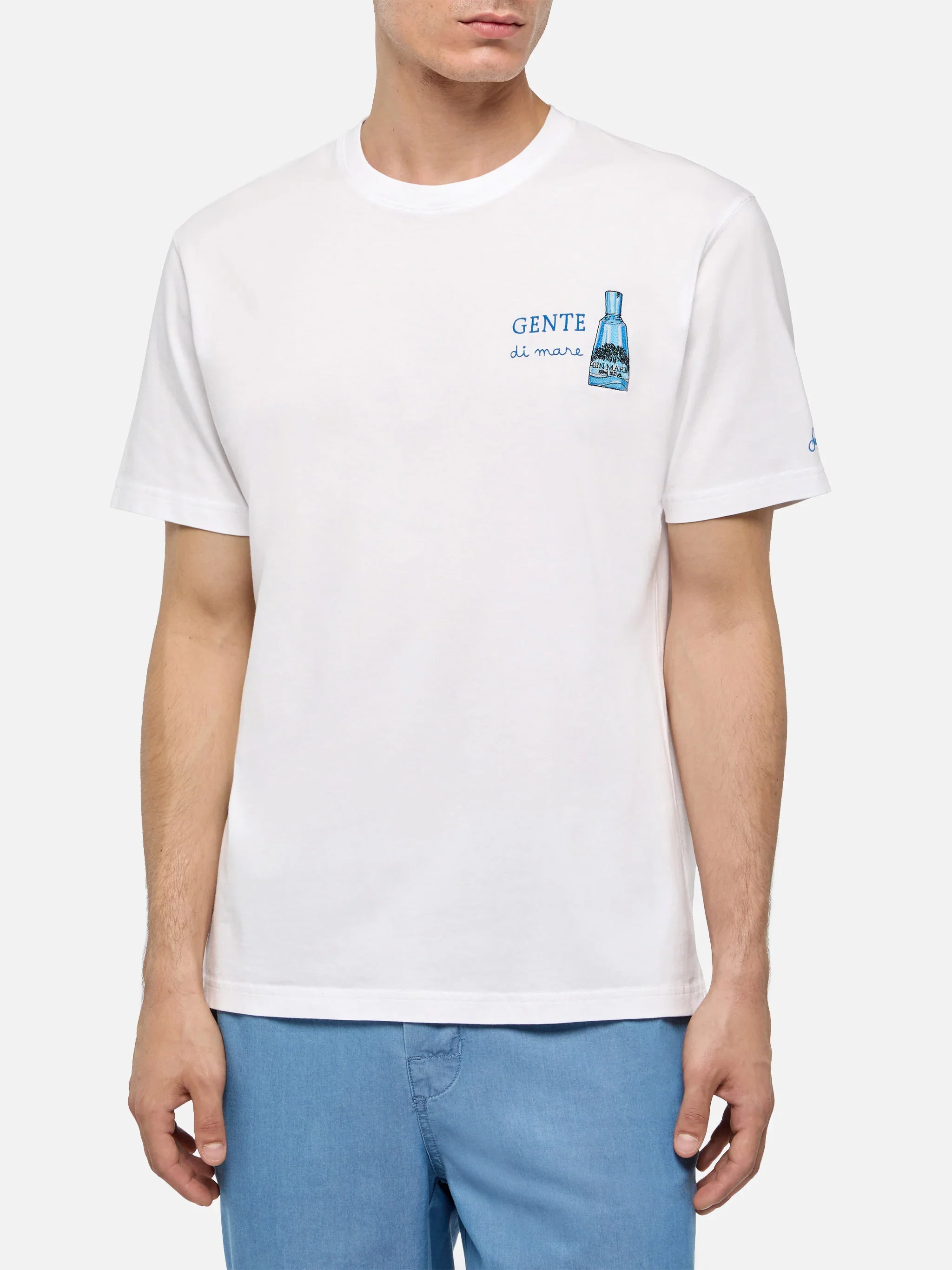 T-shirt with Gente di Mare print and embroidery | Special Edition - Image 2