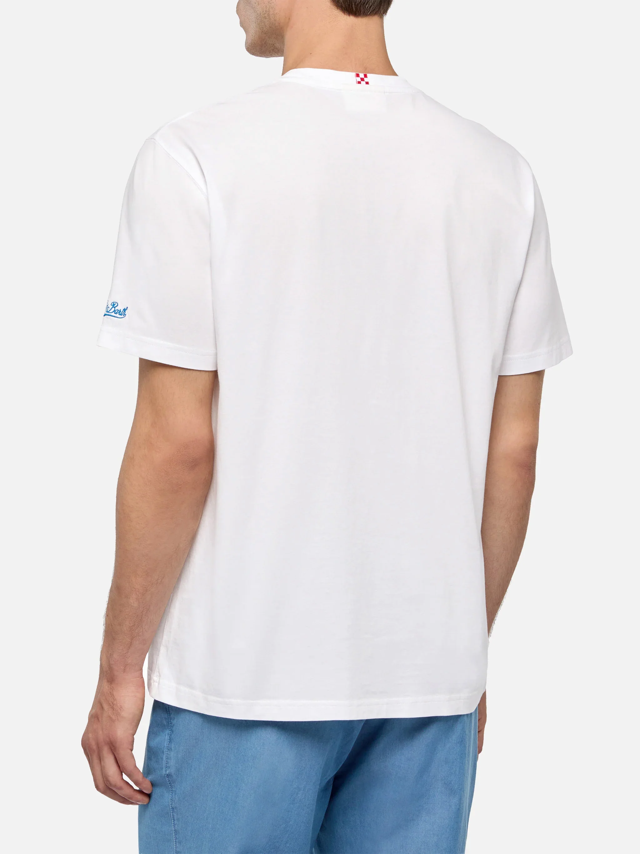 T-shirt with Gente di Mare print and embroidery | Special Edition - Image 3