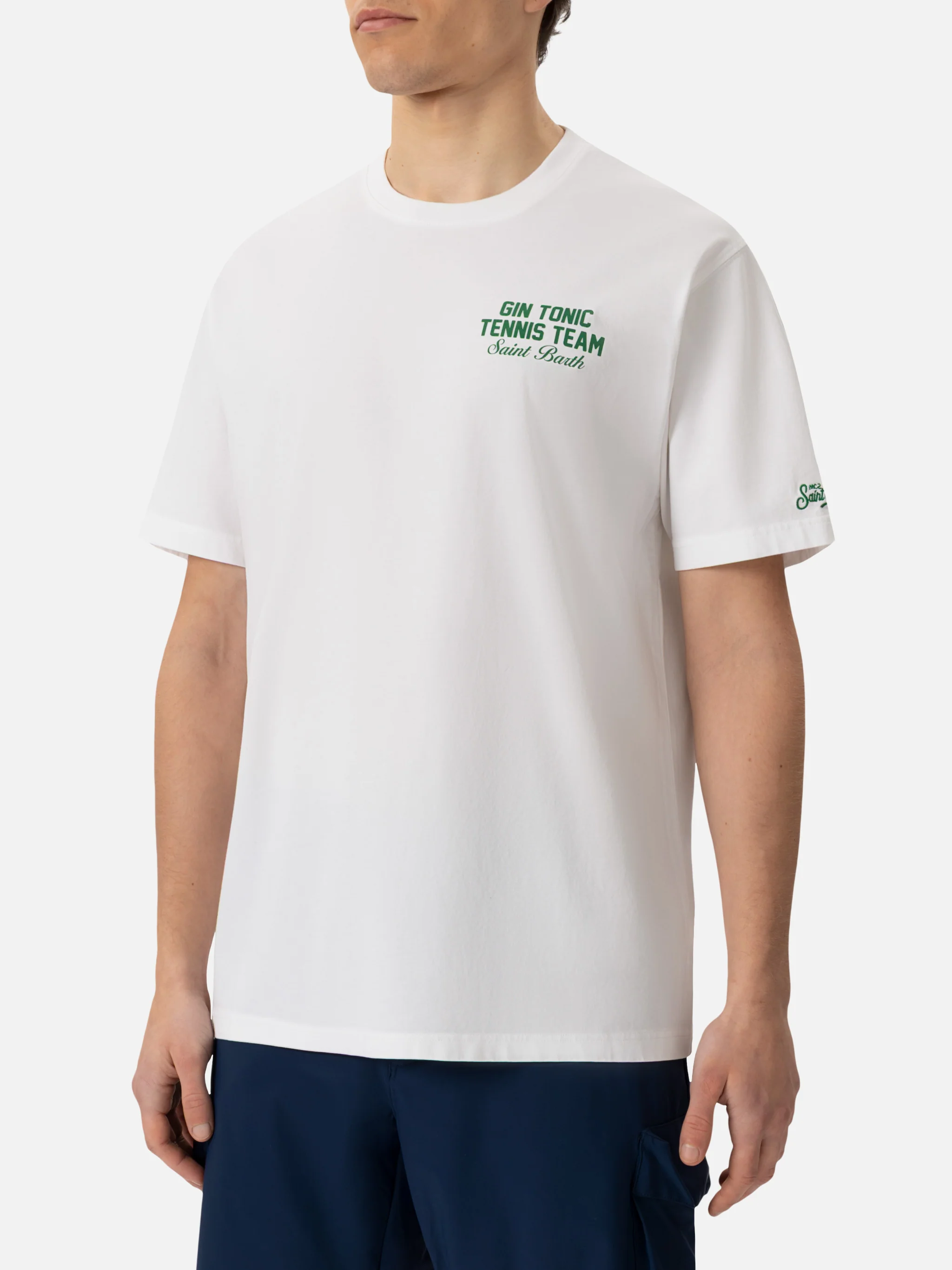 T-shirt with gin tonic and sport print - Image 3