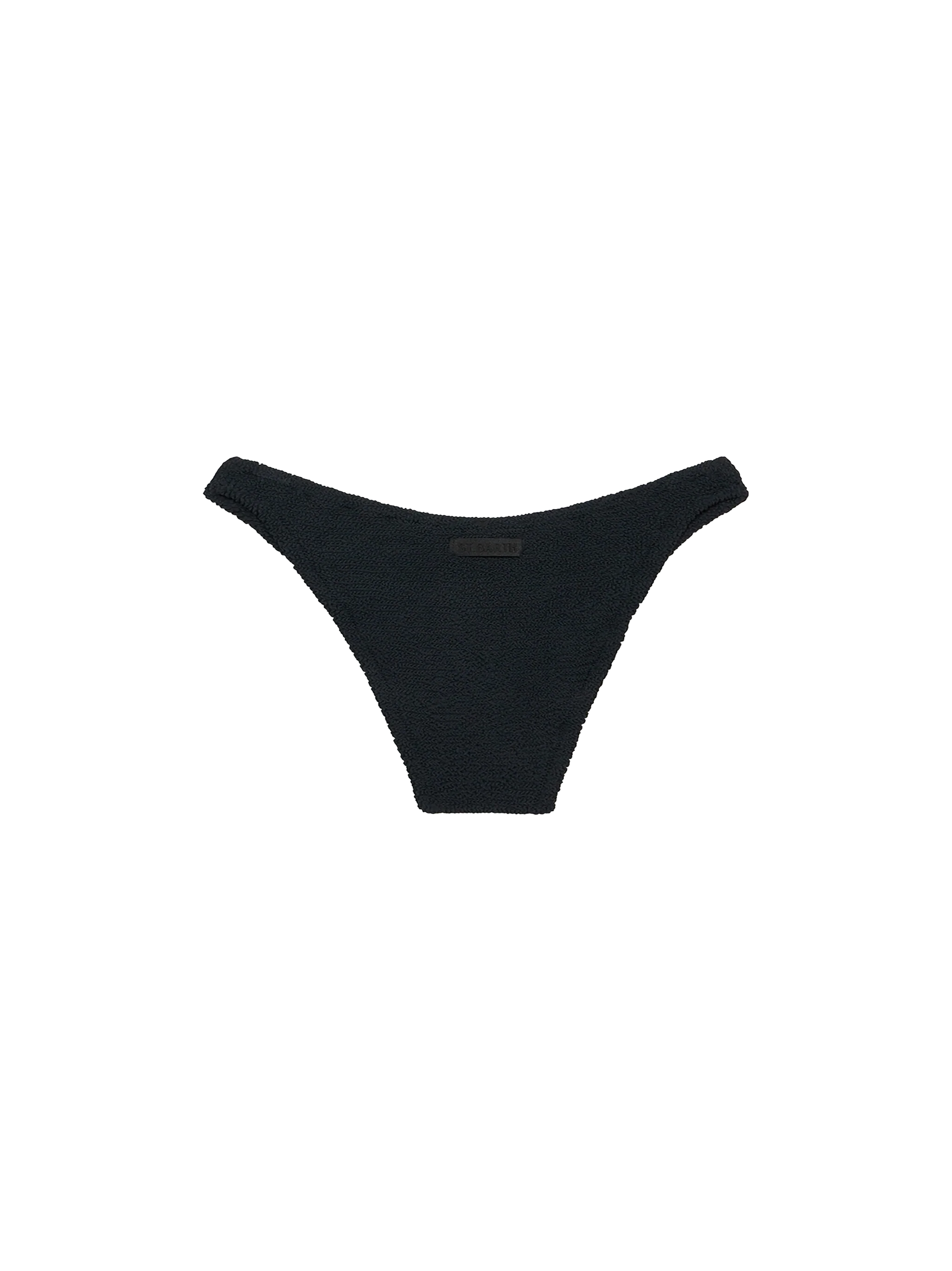 Elise classic black crinkle swim briefs - Image 2