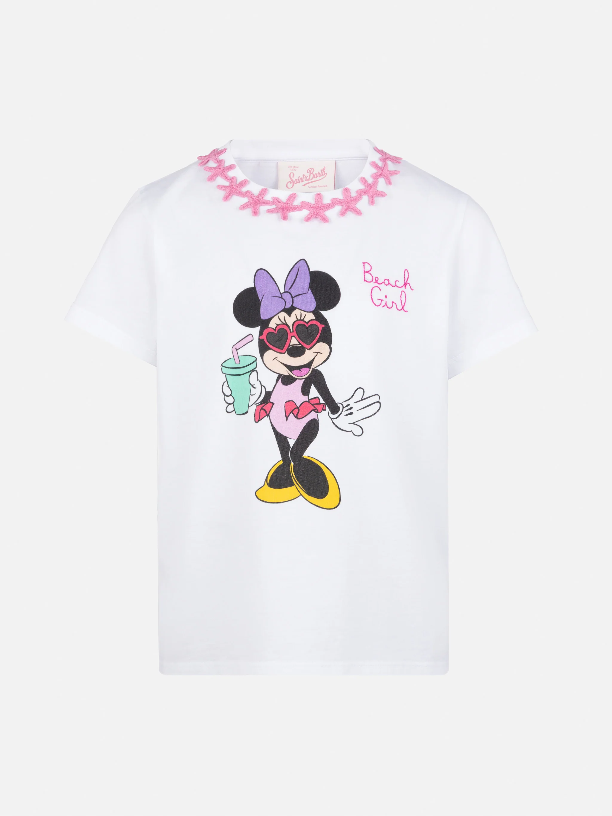 Elly cotton jersey crewneck t-shirt with Minnie print | DISNEY® SPECIAL EDITION