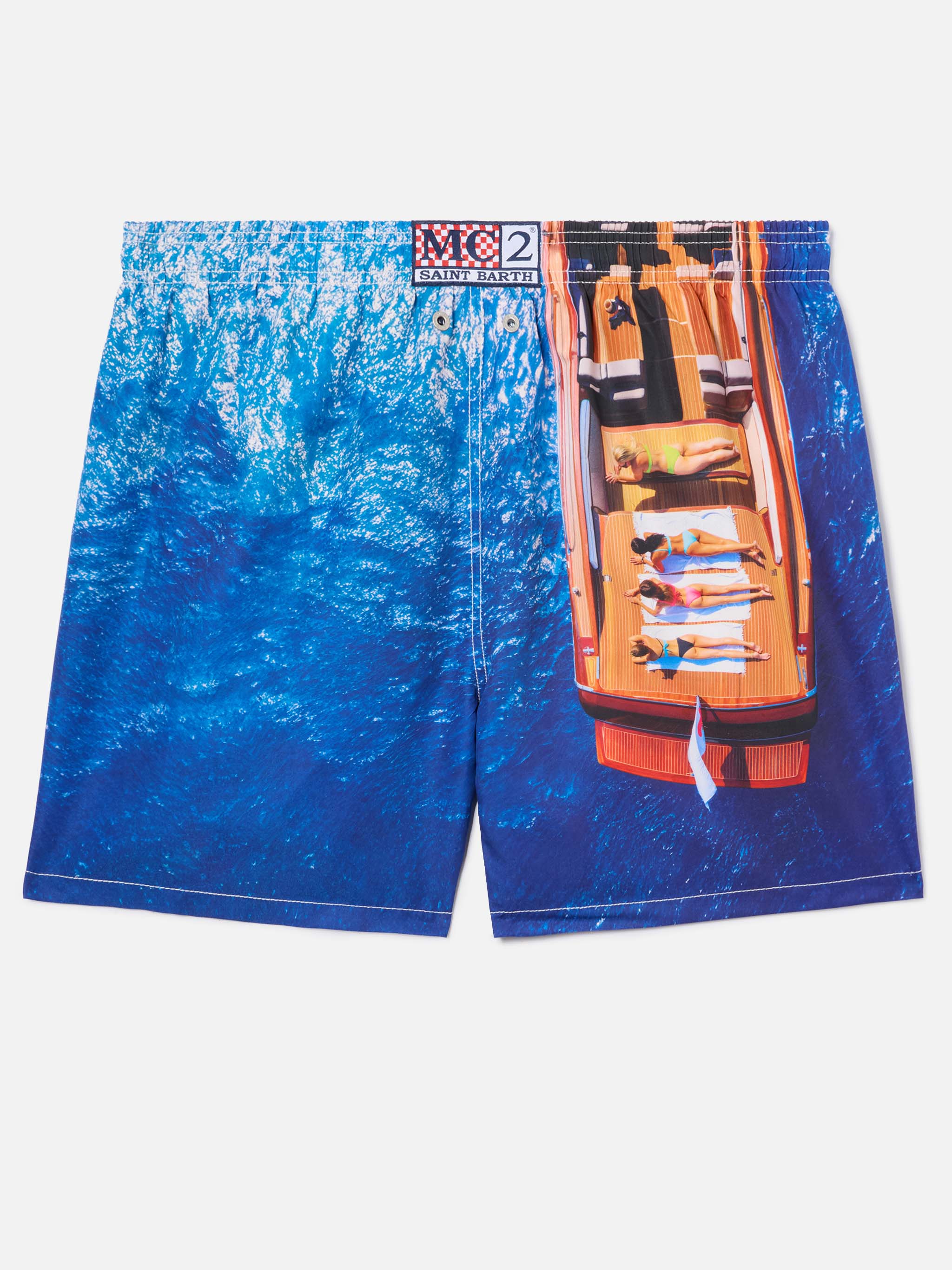 Gustavia swim shorts with italian summer print | Special Edition - Image 2