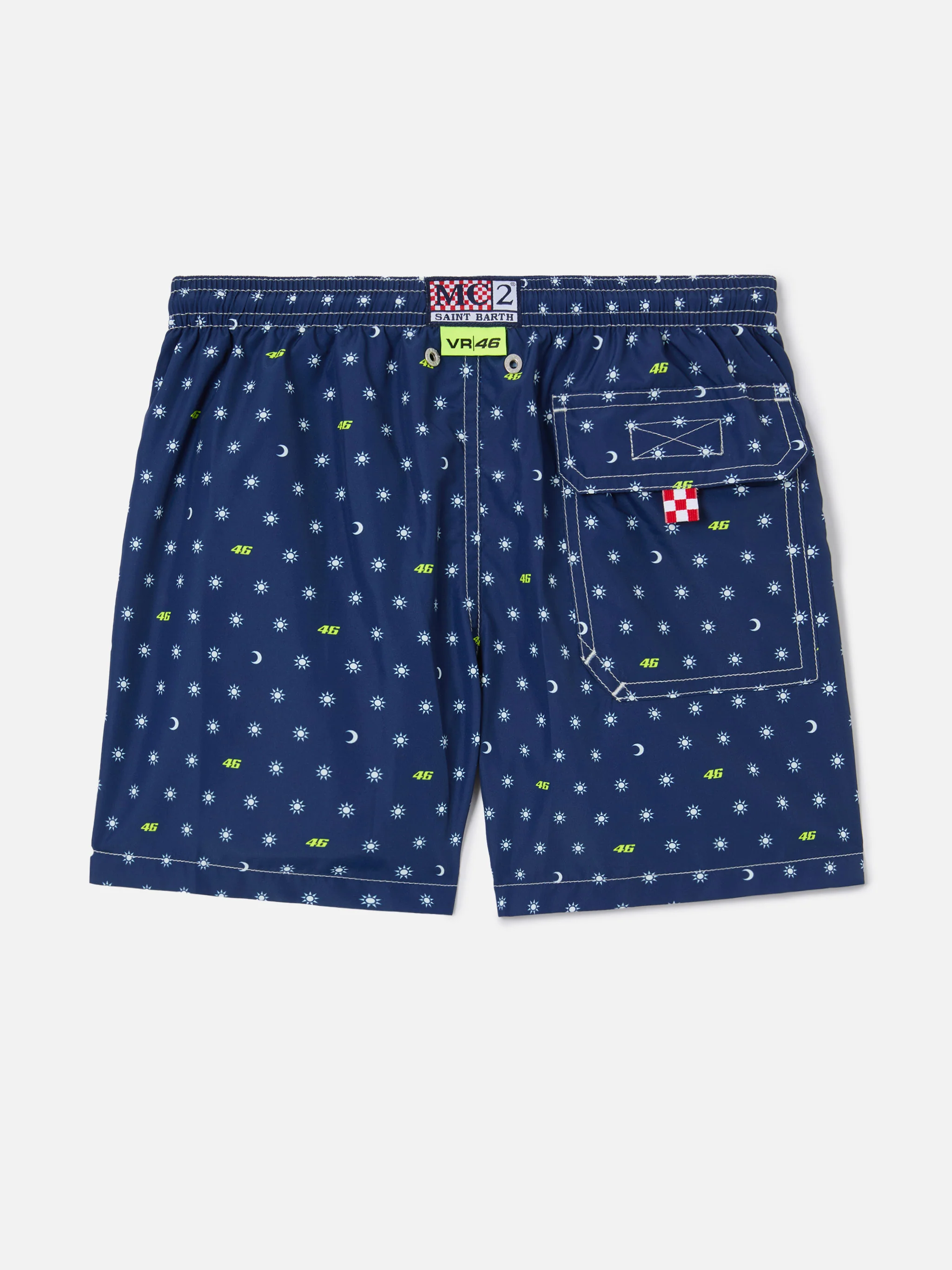 Jean Lighting swim shorts with VR46 all-over print | VR46 SPECIAL EDITION - Image 2