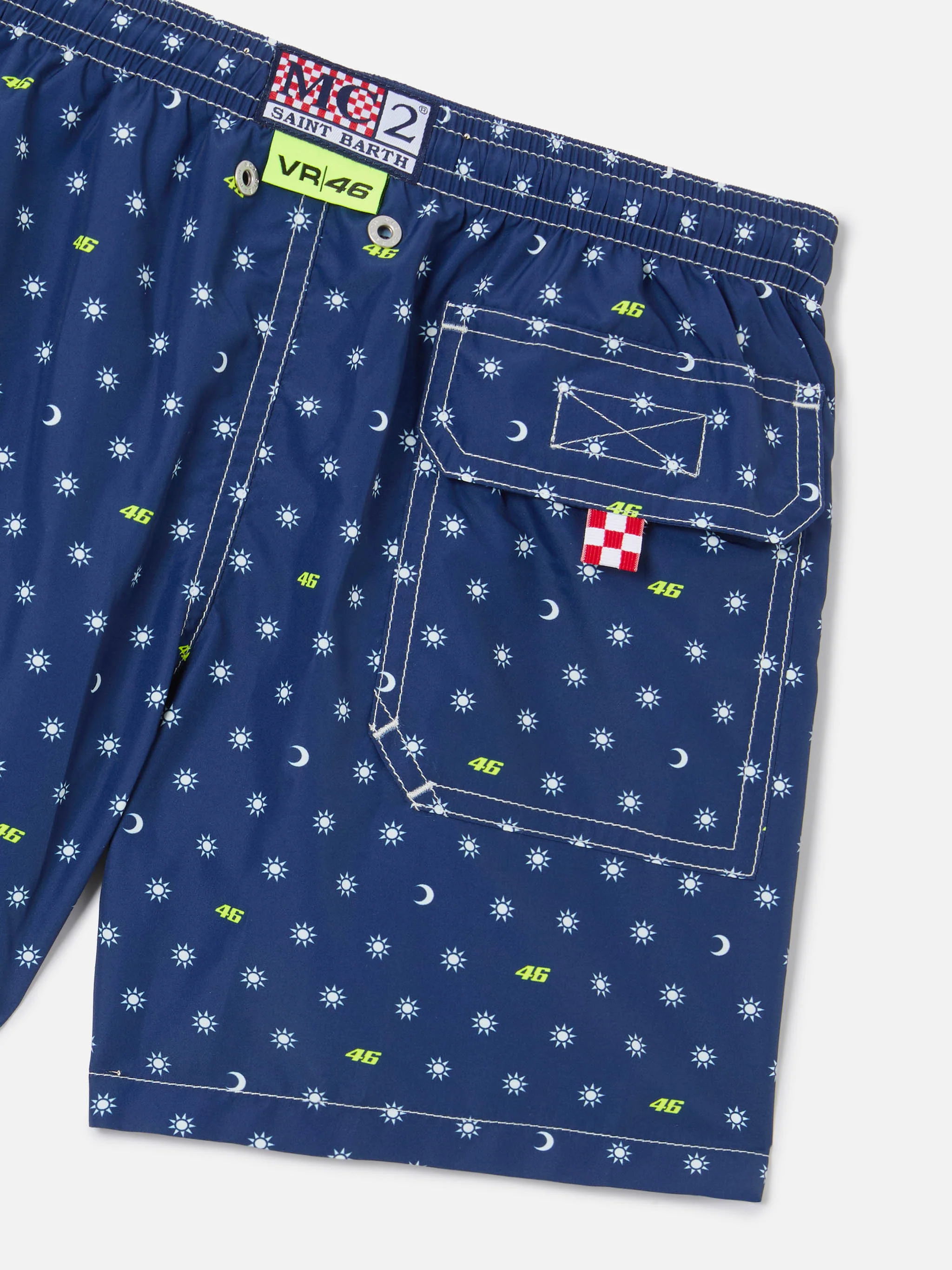 Jean Lighting swim shorts with VR46 all-over print | VR46 SPECIAL EDITION - Image 3