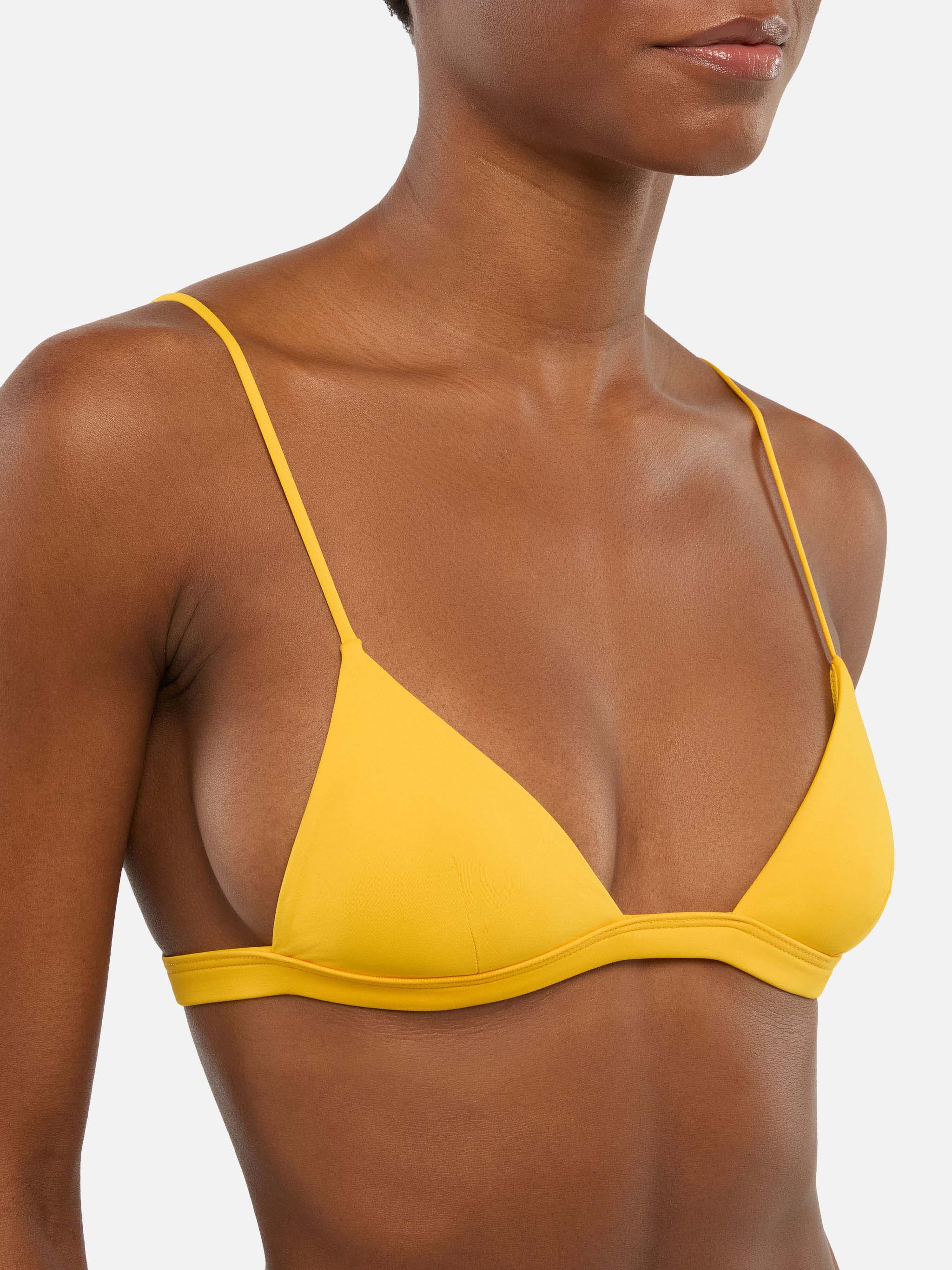 Rylie Jodene triangle bikini in yellow - Image 3