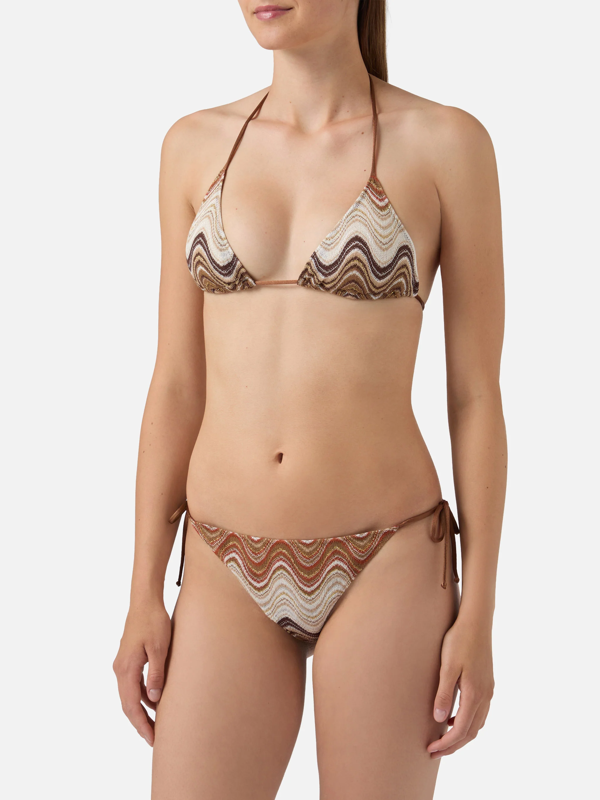 Leah Virgo brown degradé raschel bikini - Image 2
