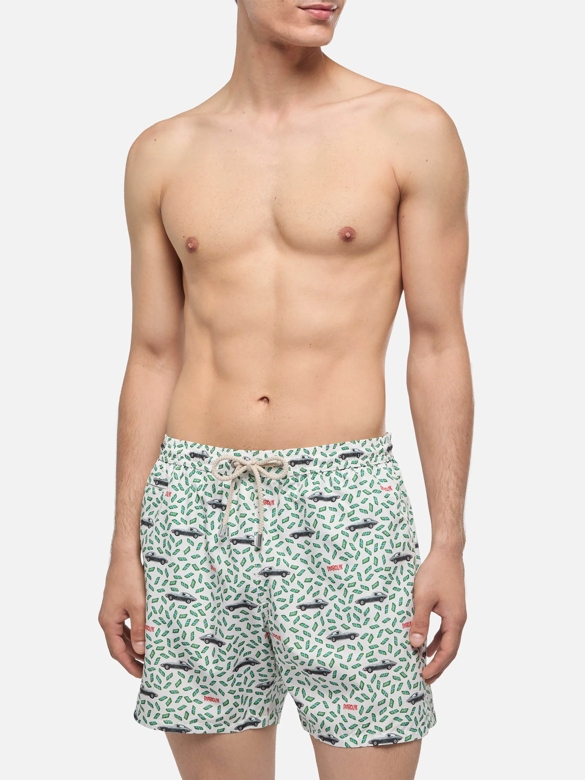 Lighting Micro Fantasy Diabolik print swim shorts | Special Edition - Image 3