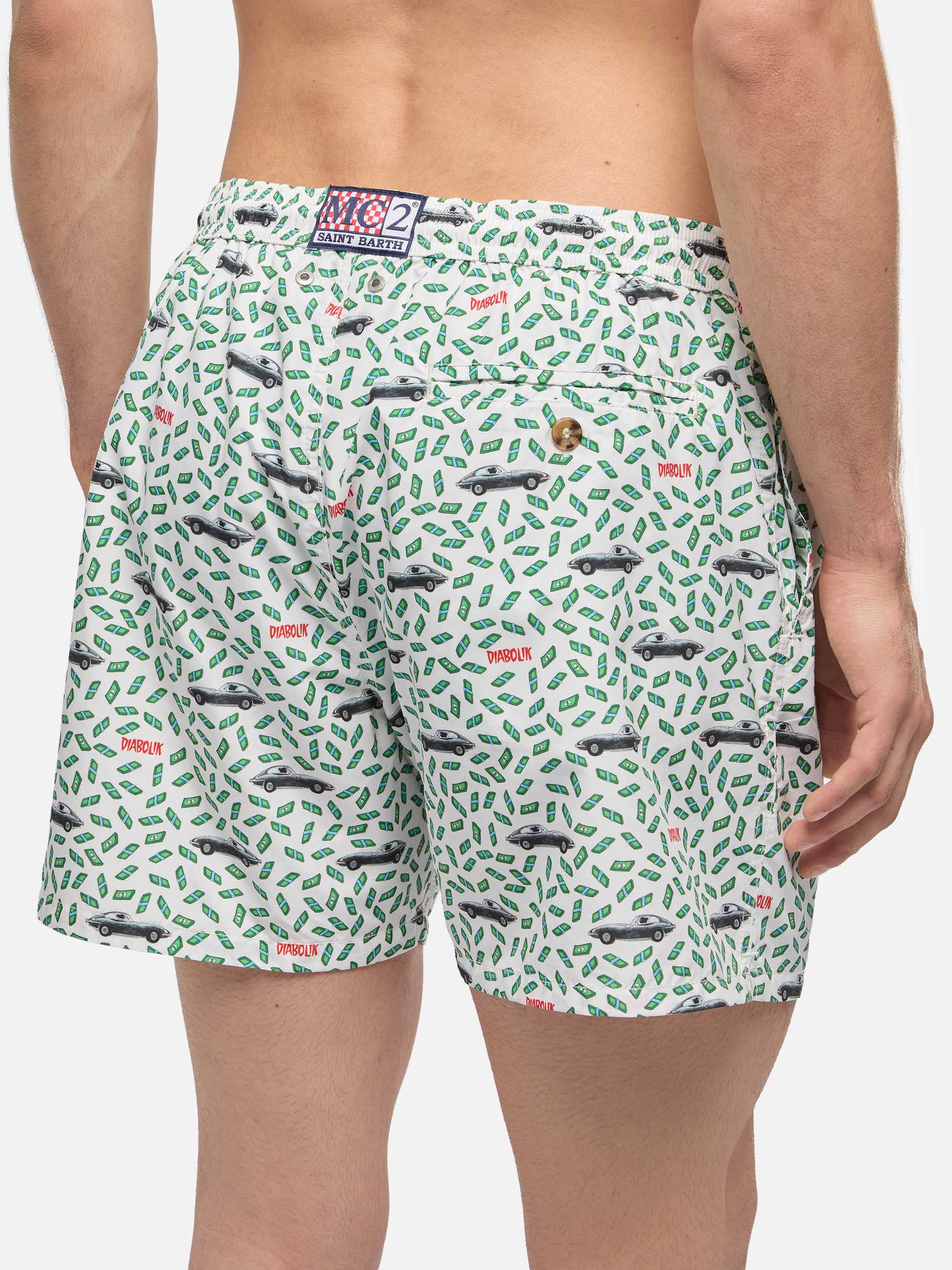 Lighting Micro Fantasy Diabolik print swim shorts | Special Edition - Image 5