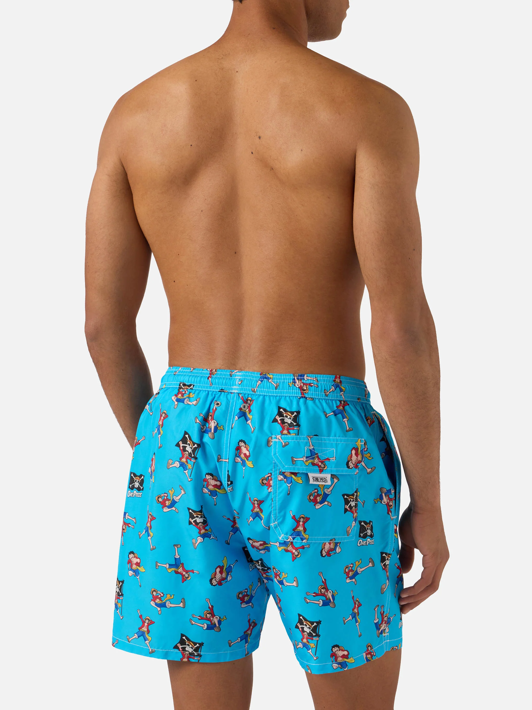 Lighting swim shorts with One Piece all-over print | Special Edition - Image 3