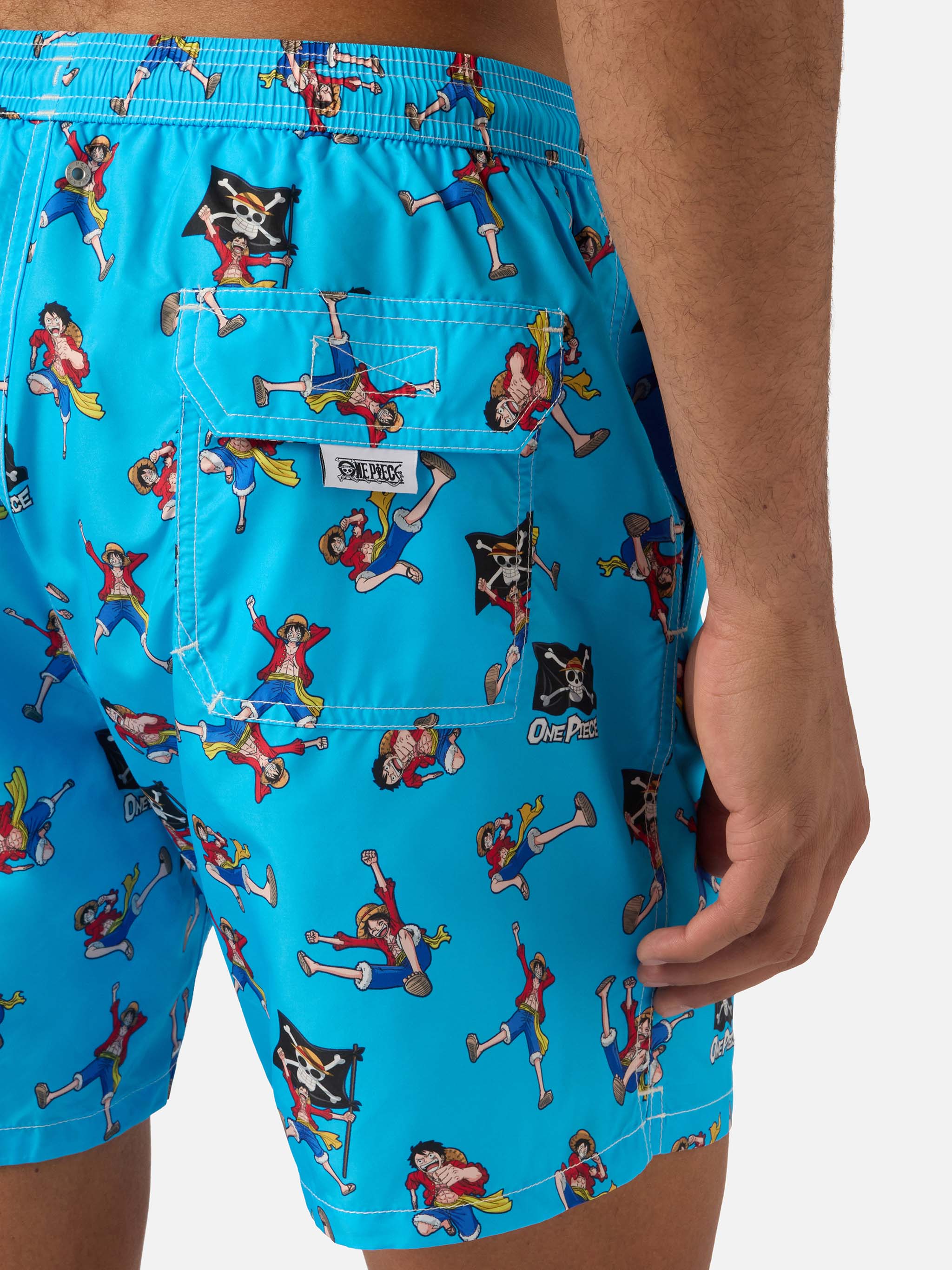 Lighting swim shorts with One Piece all-over print | Special Edition - Image 4