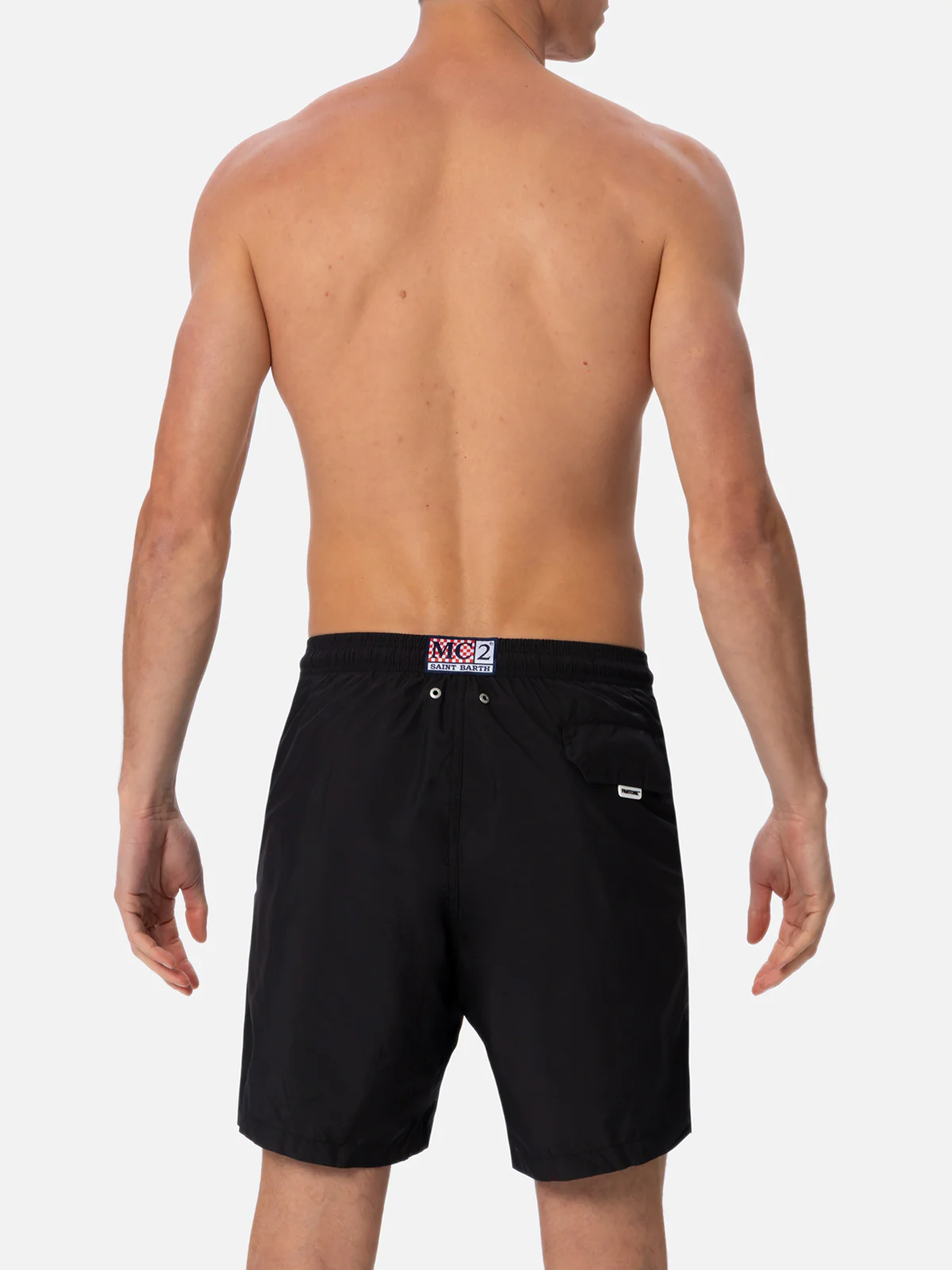 Lightweight fabric black swim shorts Lighting Pantone | PANTONE® SPECIAL EDITION - Image 5