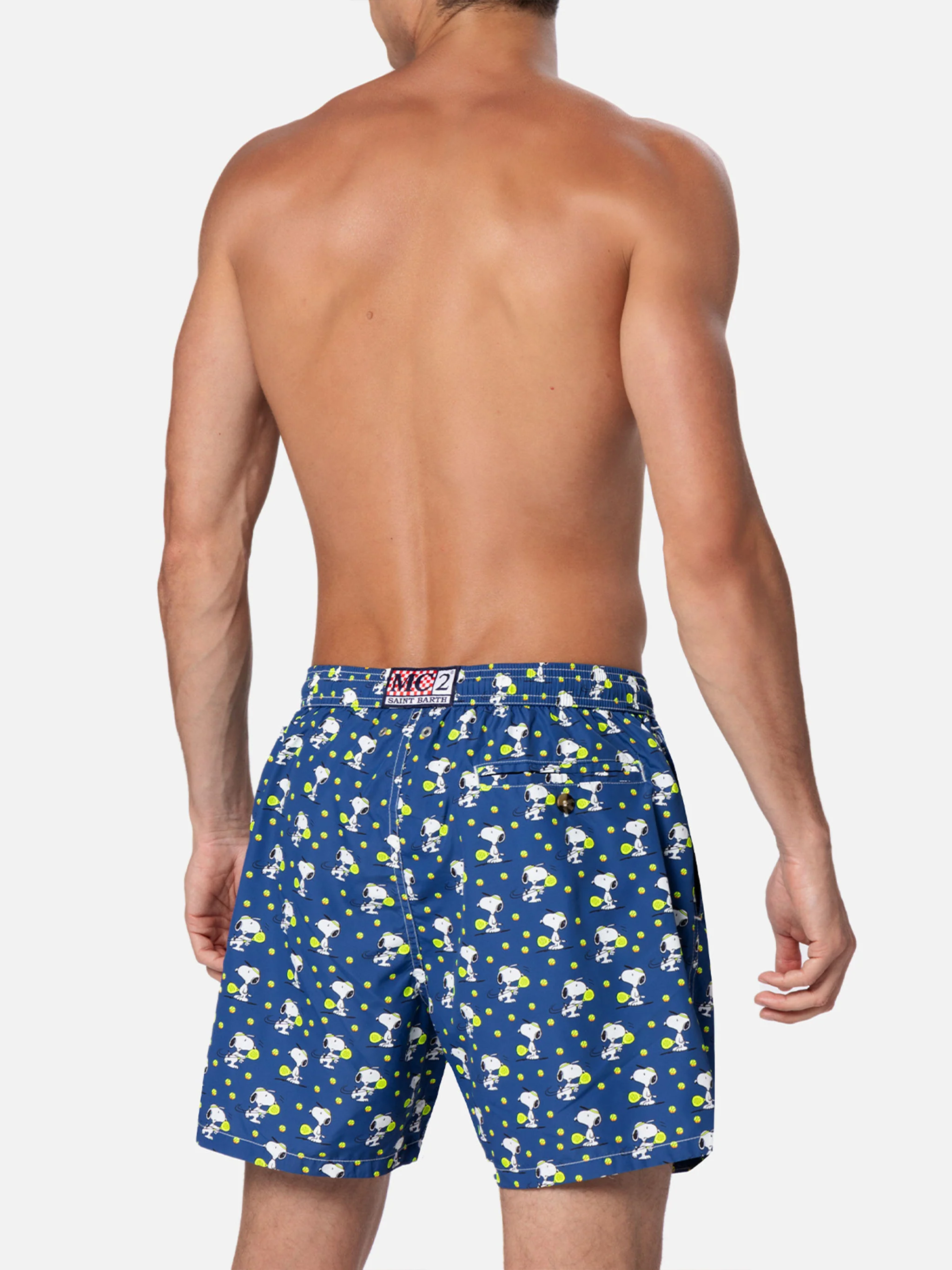 Lightweight fabric swim shorts Lighting with Snoopy print | SNOOPY PEANUTS® SPECIAL EDITION - Image 4