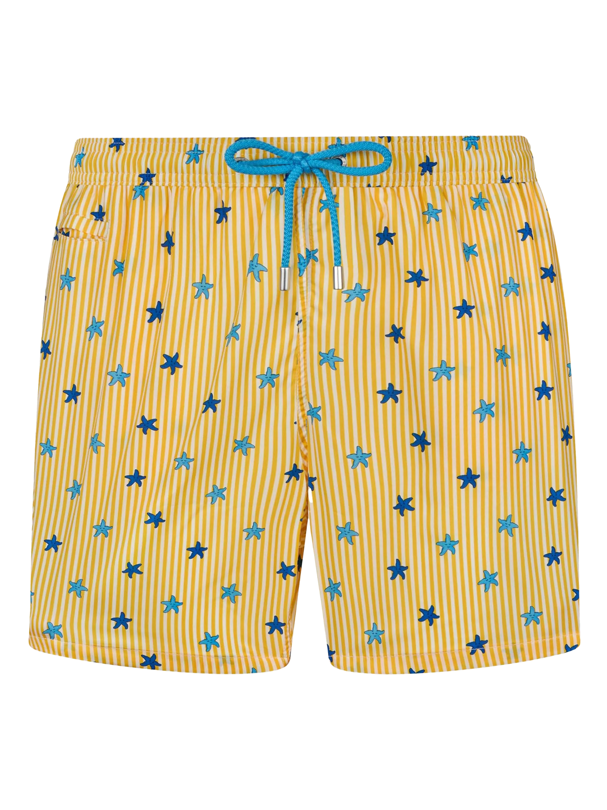 Comfort Light classic stretch swim shorts with starfishes print