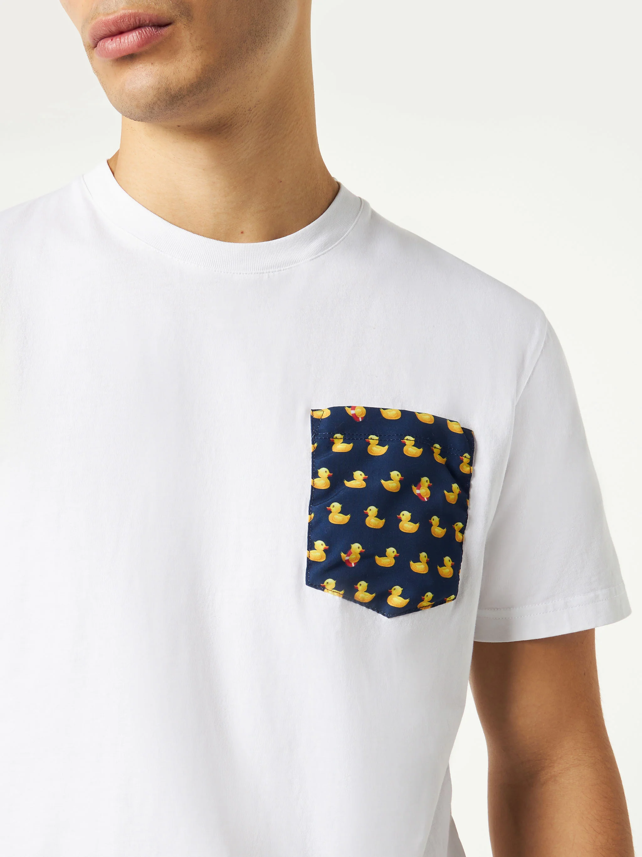 Blanche T-shirt with Ducky pocket - Image 3