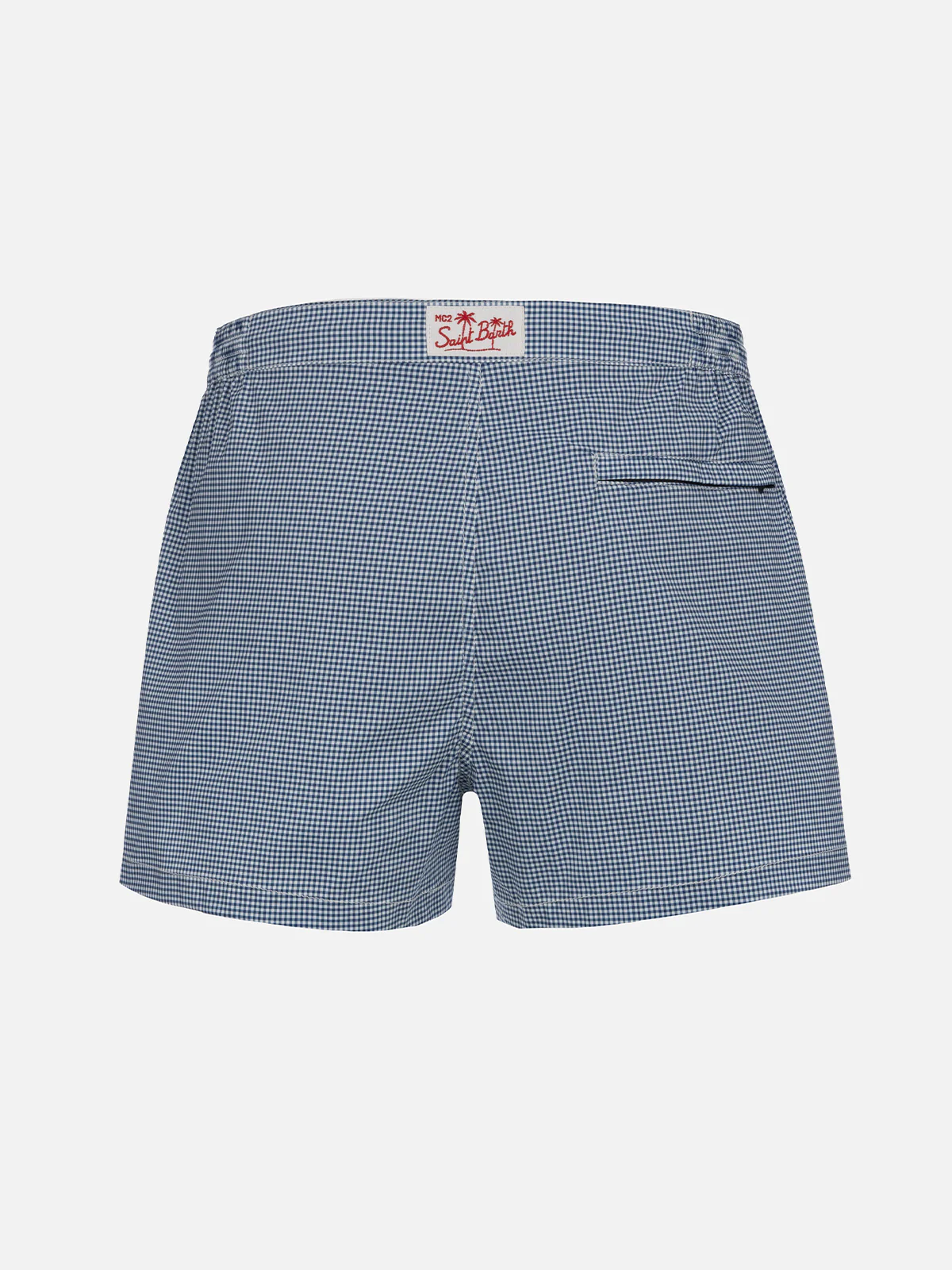 Harrys swim shorts with gingham pattern - Image 2