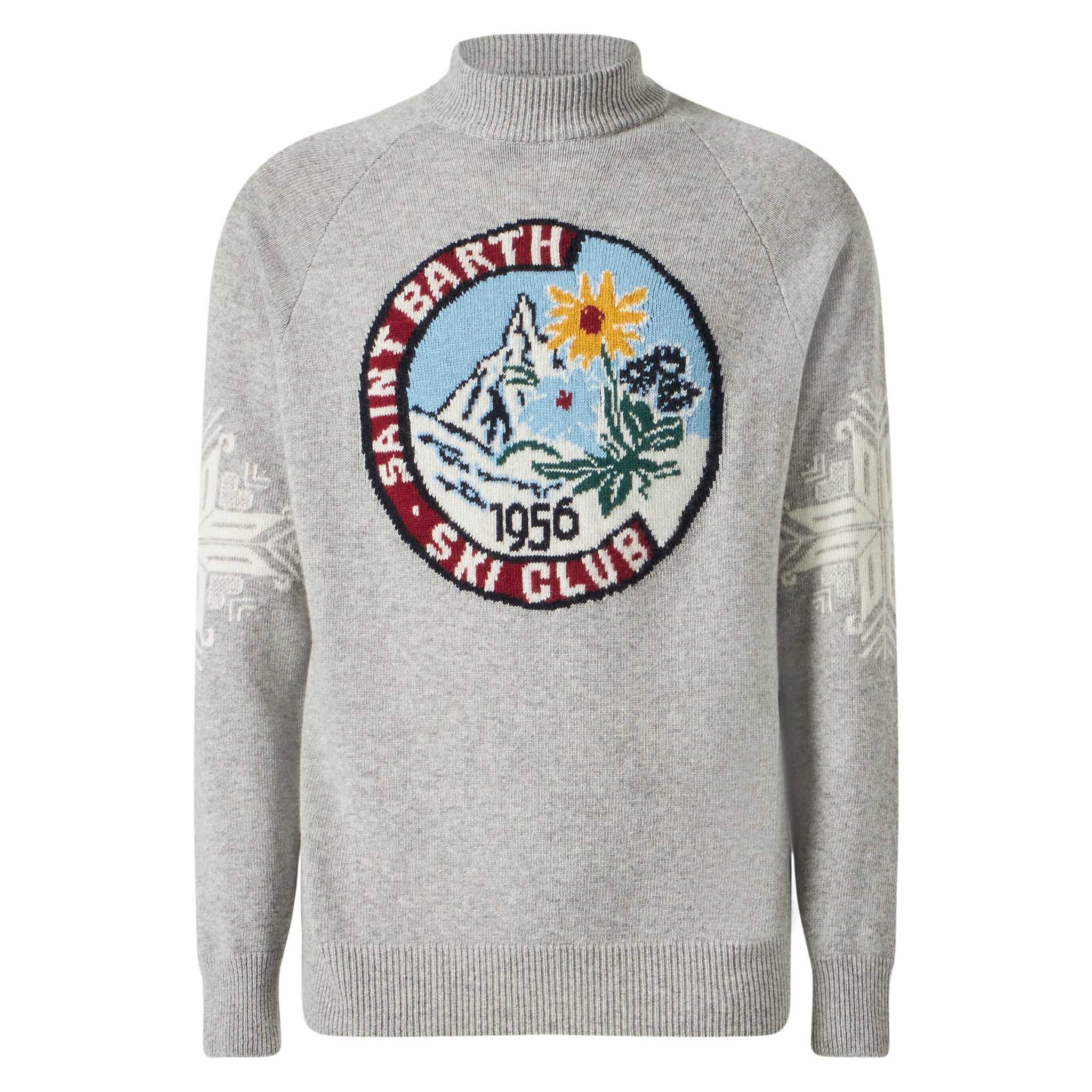 Half-turtleneck sweater Davos with Matterhorn jacquard - Image 4