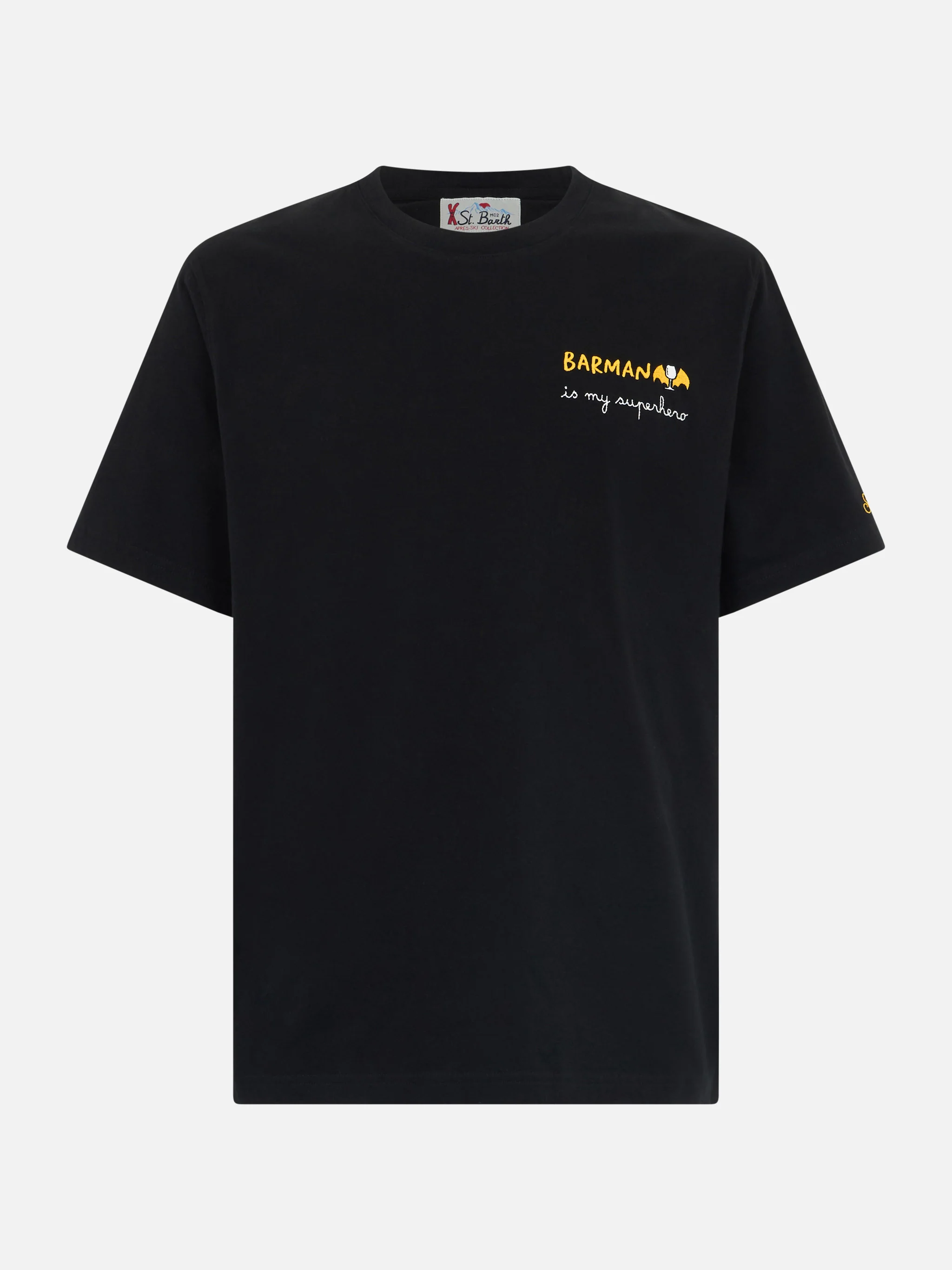Arnott heavy cotton t-shirt with Barman embroidery - Image 4
