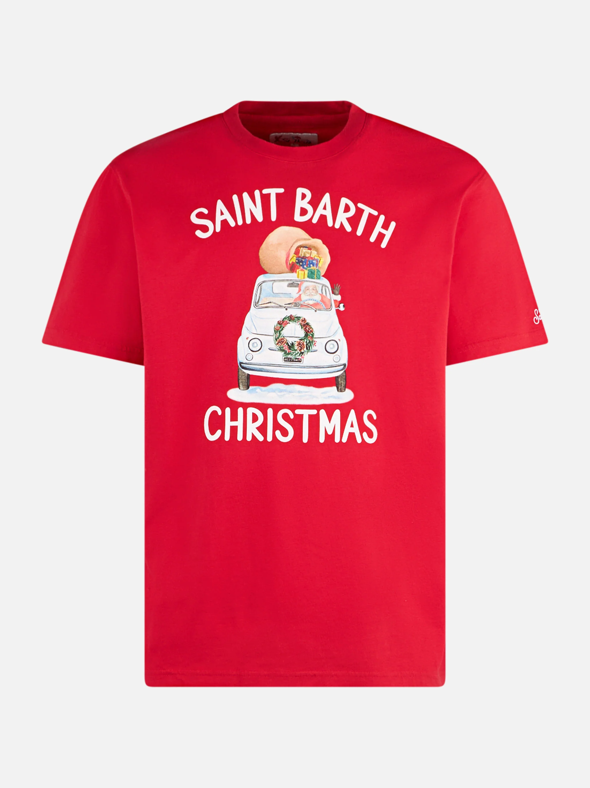 Arnott red St. Barth Christmas t-shirt