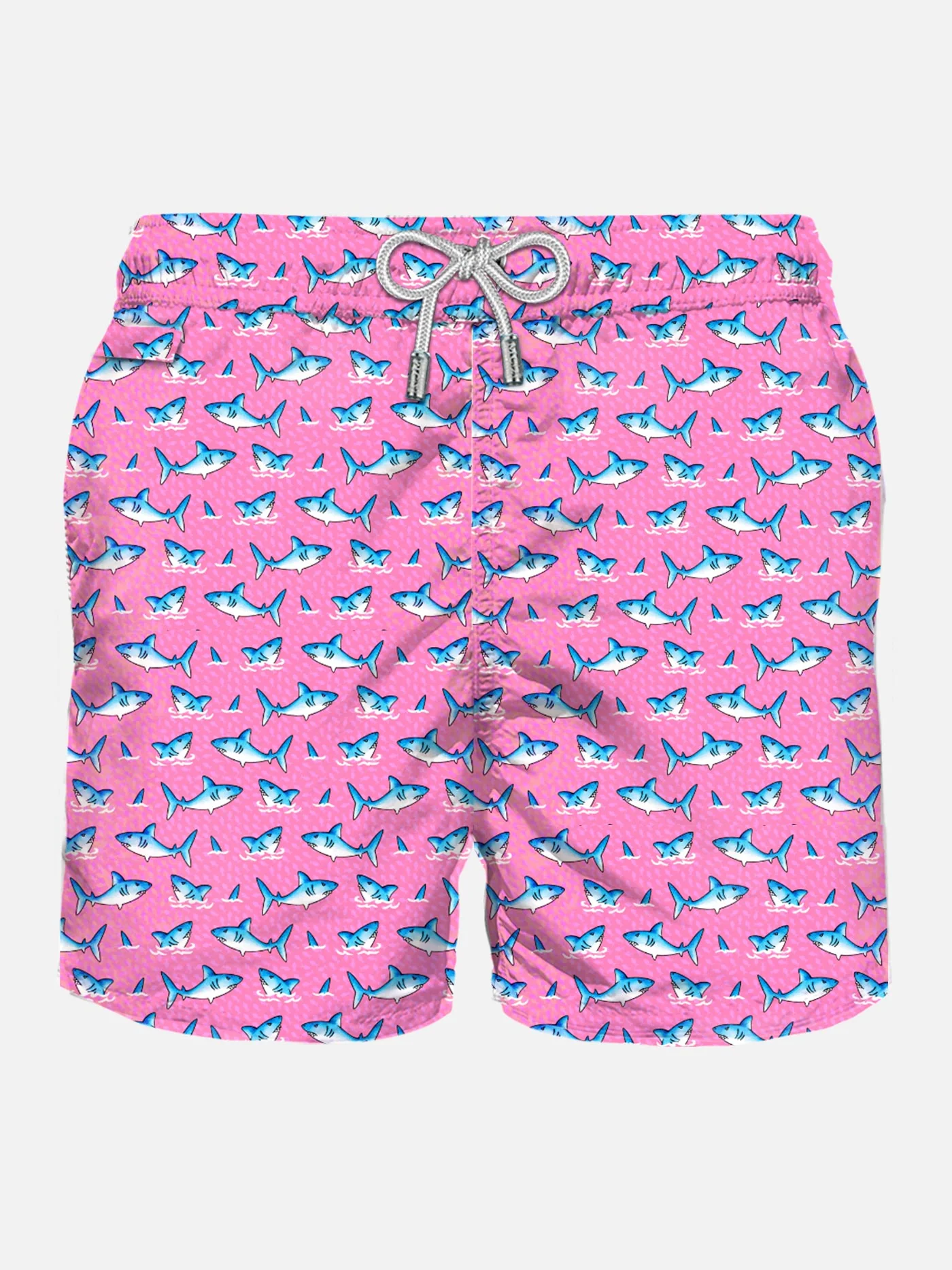 Lighting shark print swim shorts