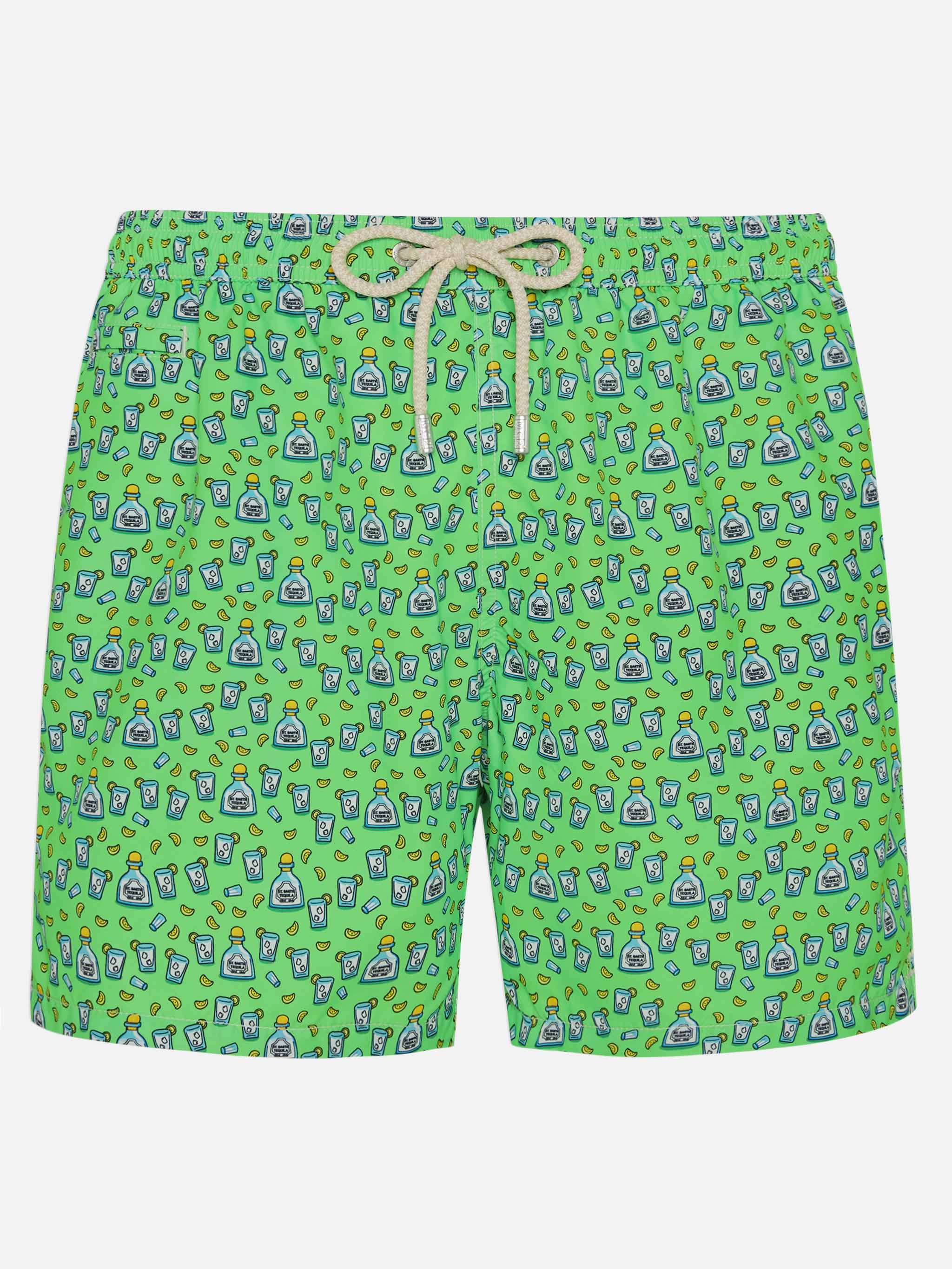 Lighting tequila print swim shorts