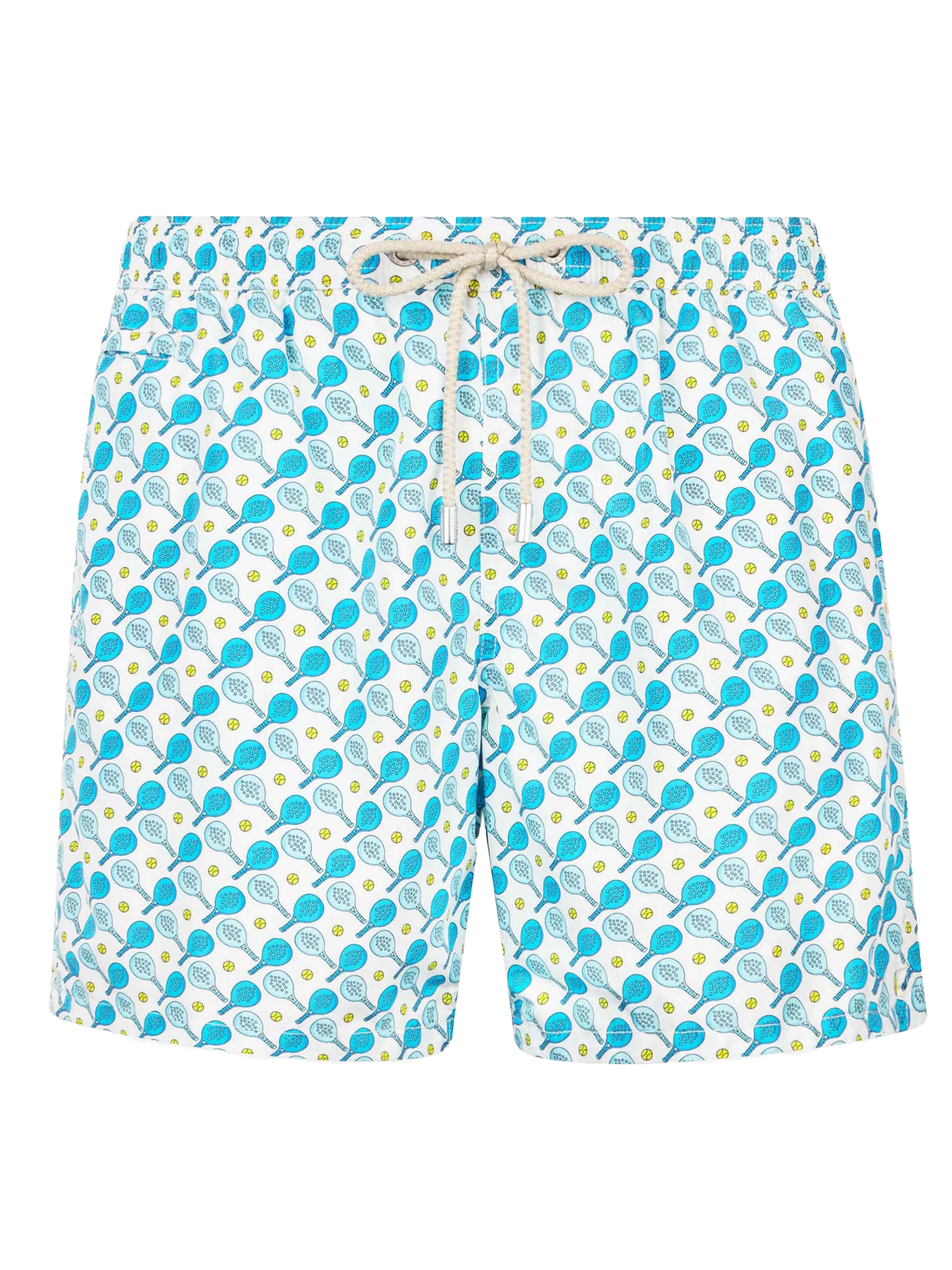Lighting Micro Fantasy white padel print swim shorts