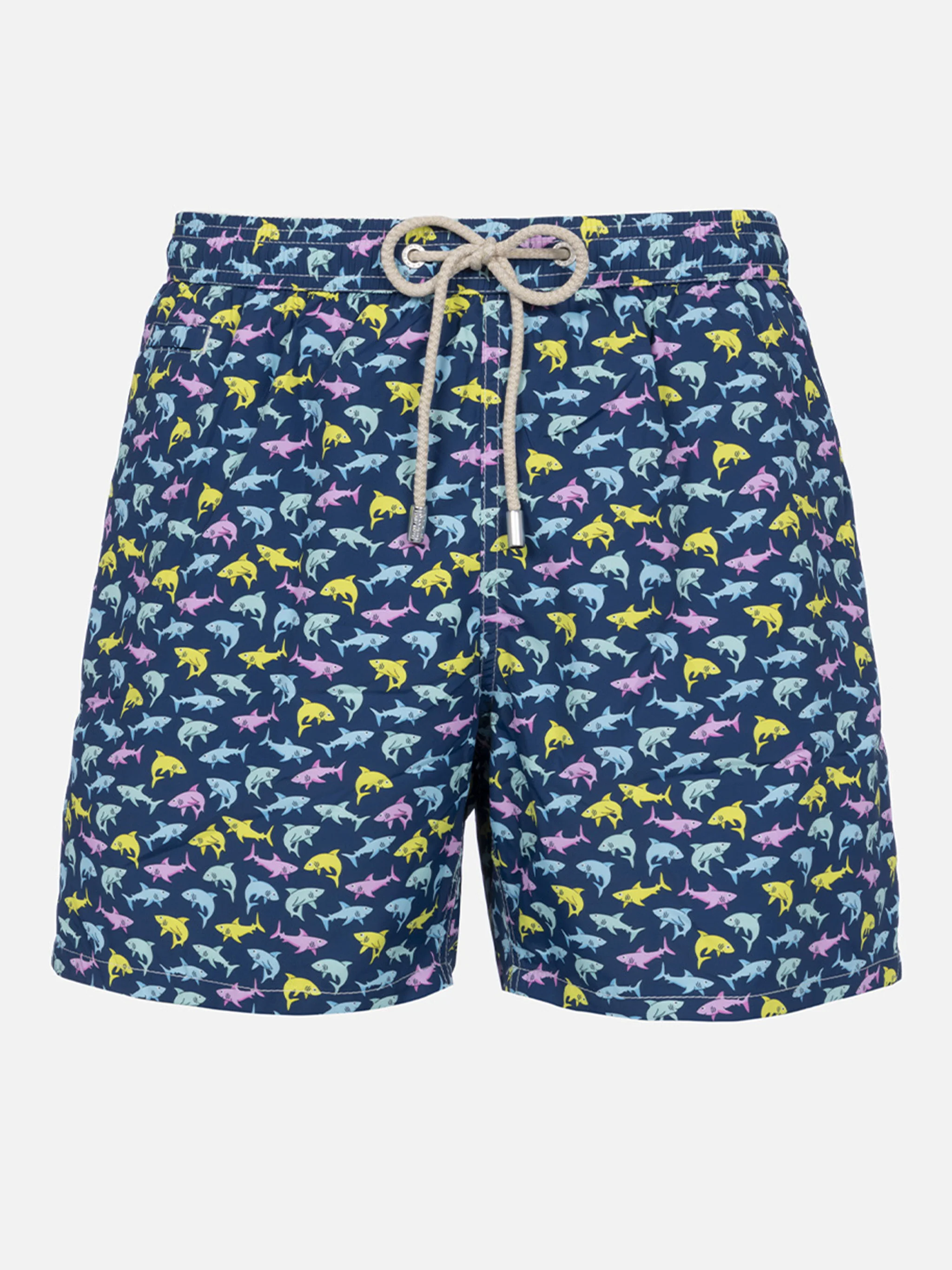 Lighting Micro Fantasy blue shark print swim shorts