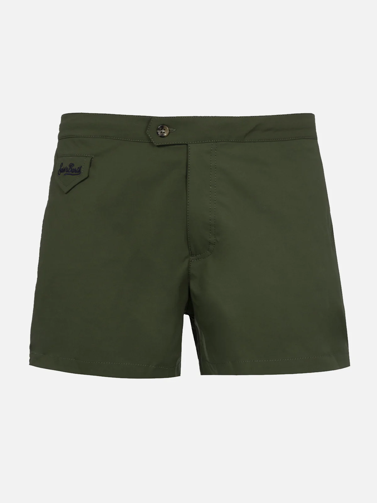 Harrys military green swim shorts