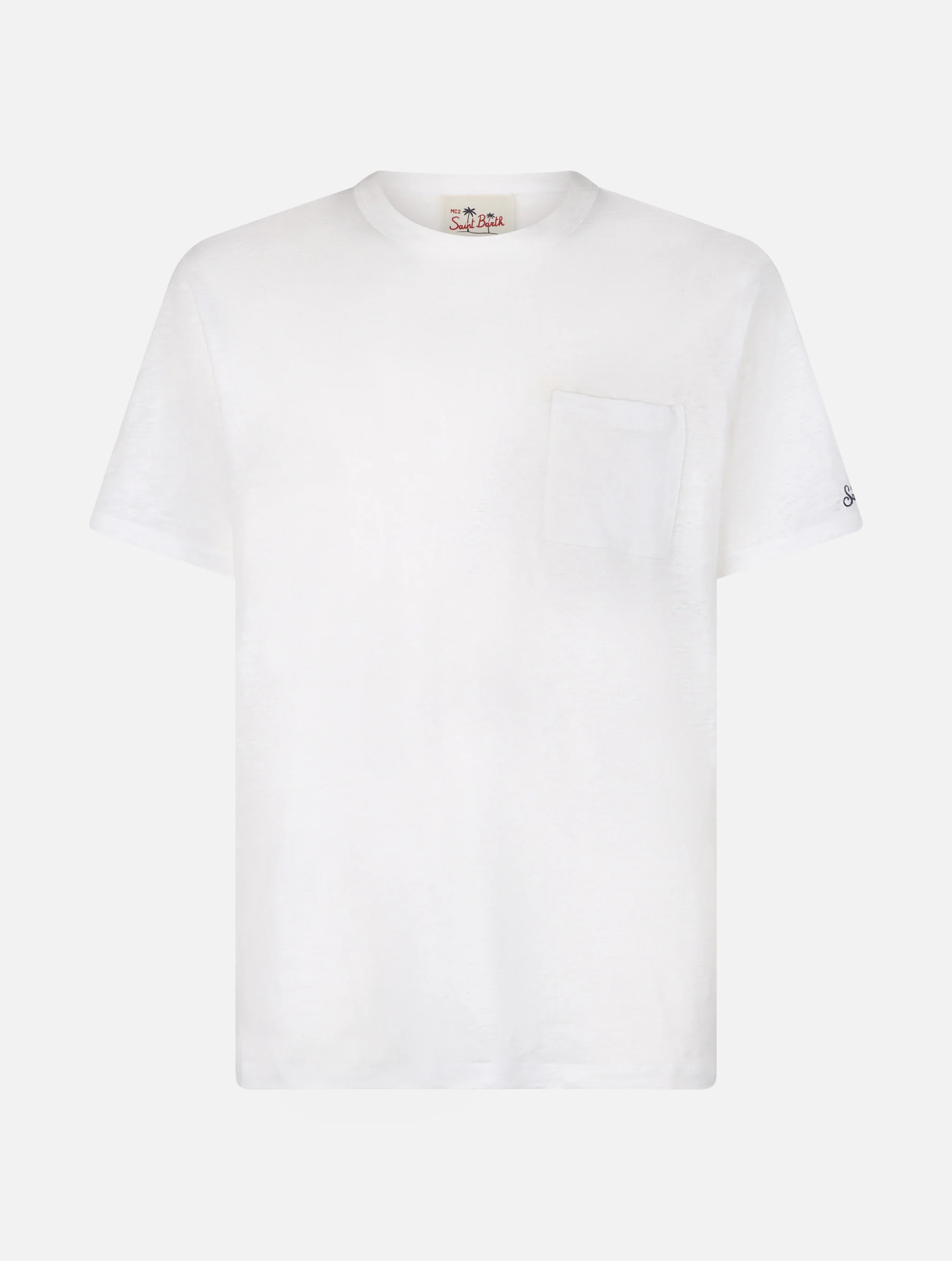 Ecstasea off-white linen jersey t-shirt