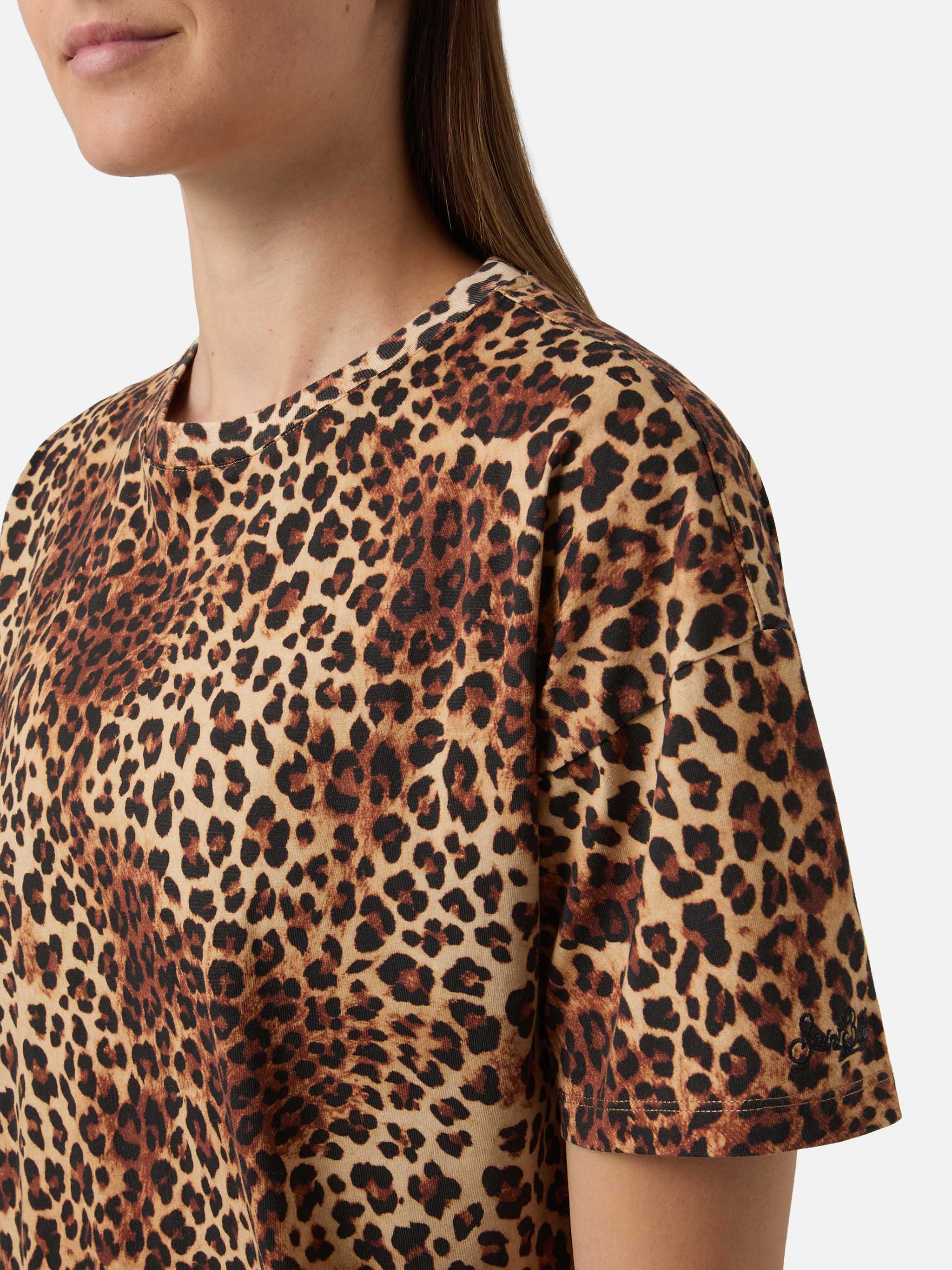Midi Sereia dress with all-over leopard print - Image 3