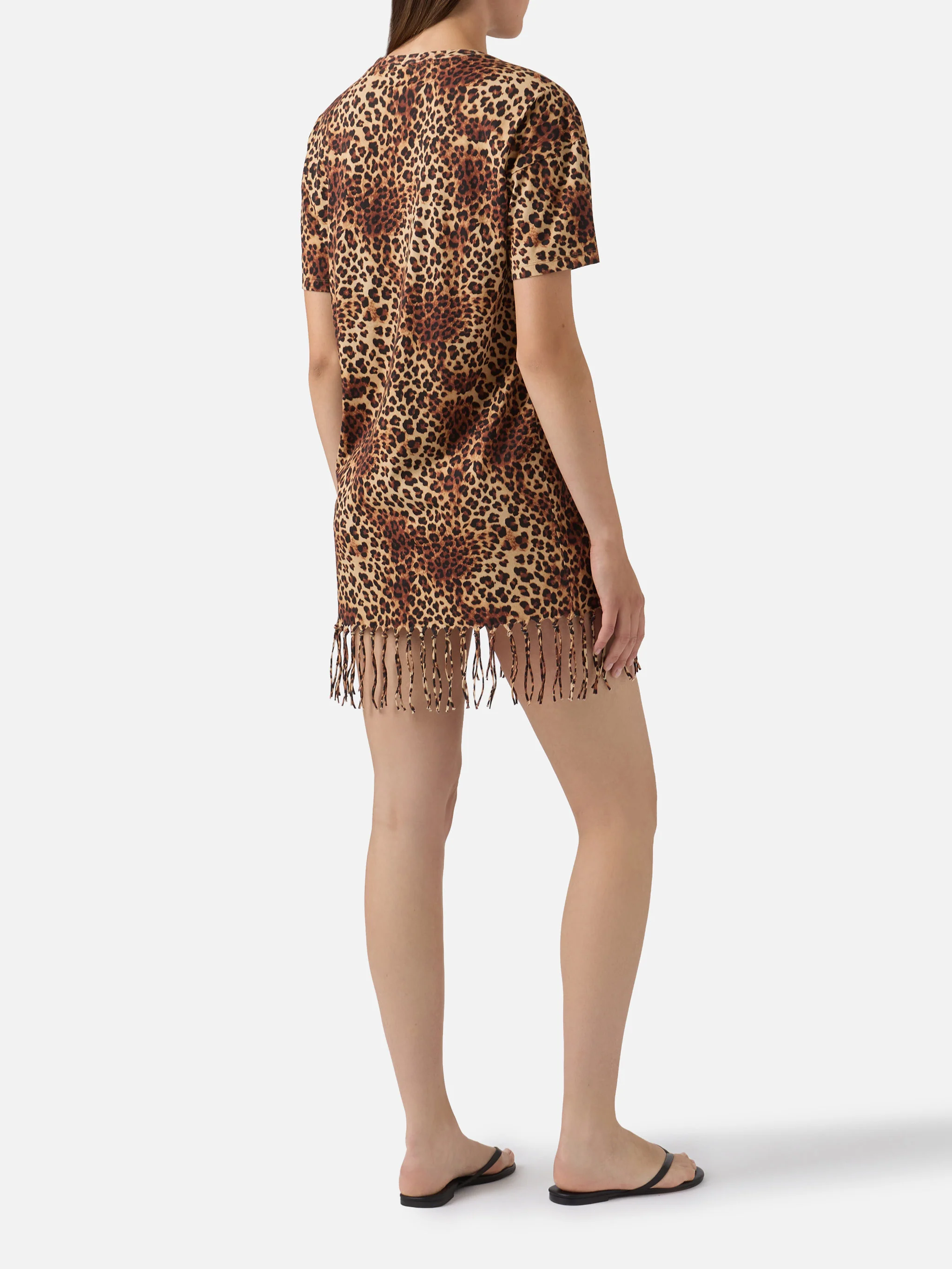Midi Sereia dress with all-over leopard print - Image 4