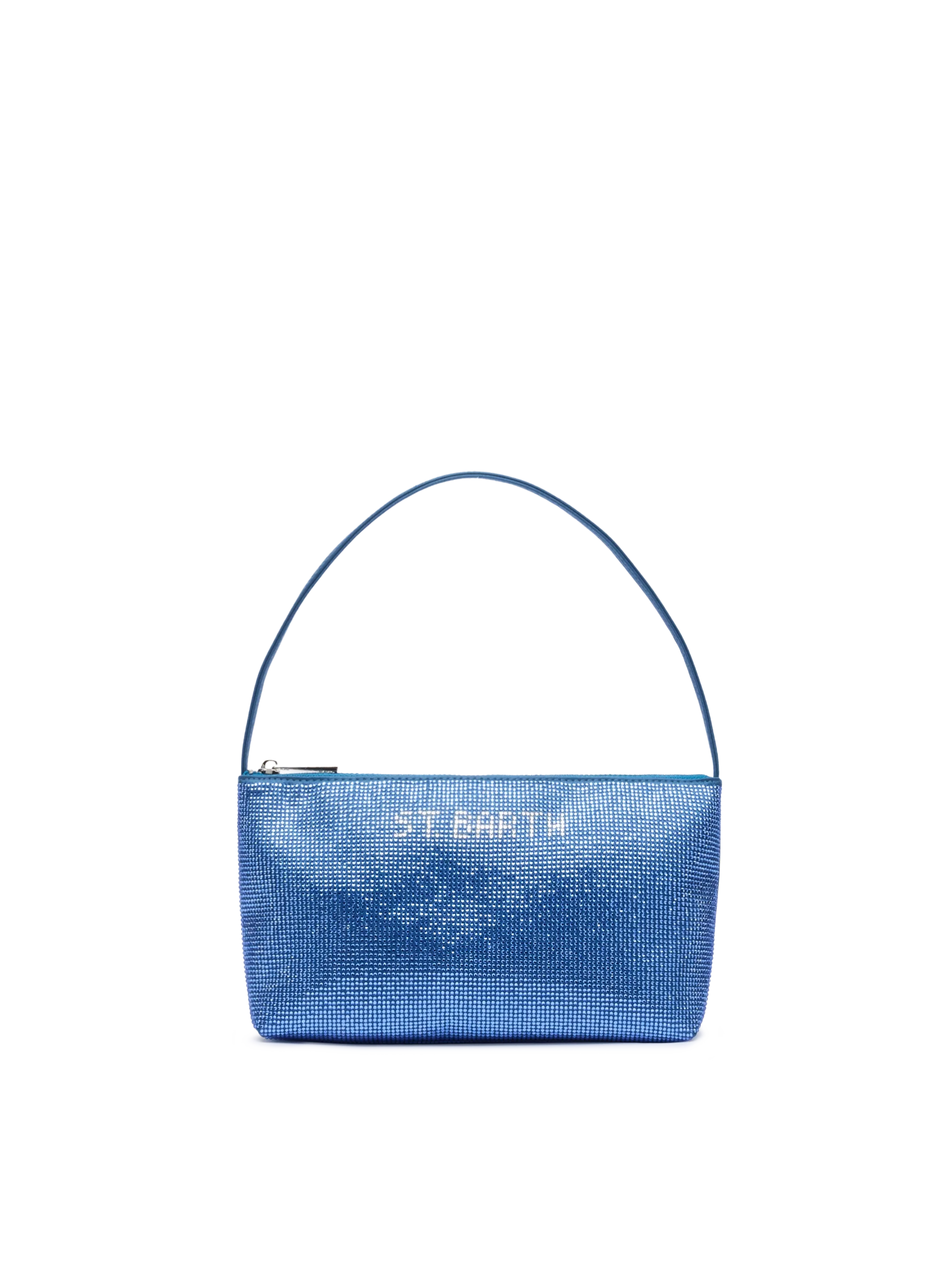 Mini bag Strassy with avio blue rhinestones