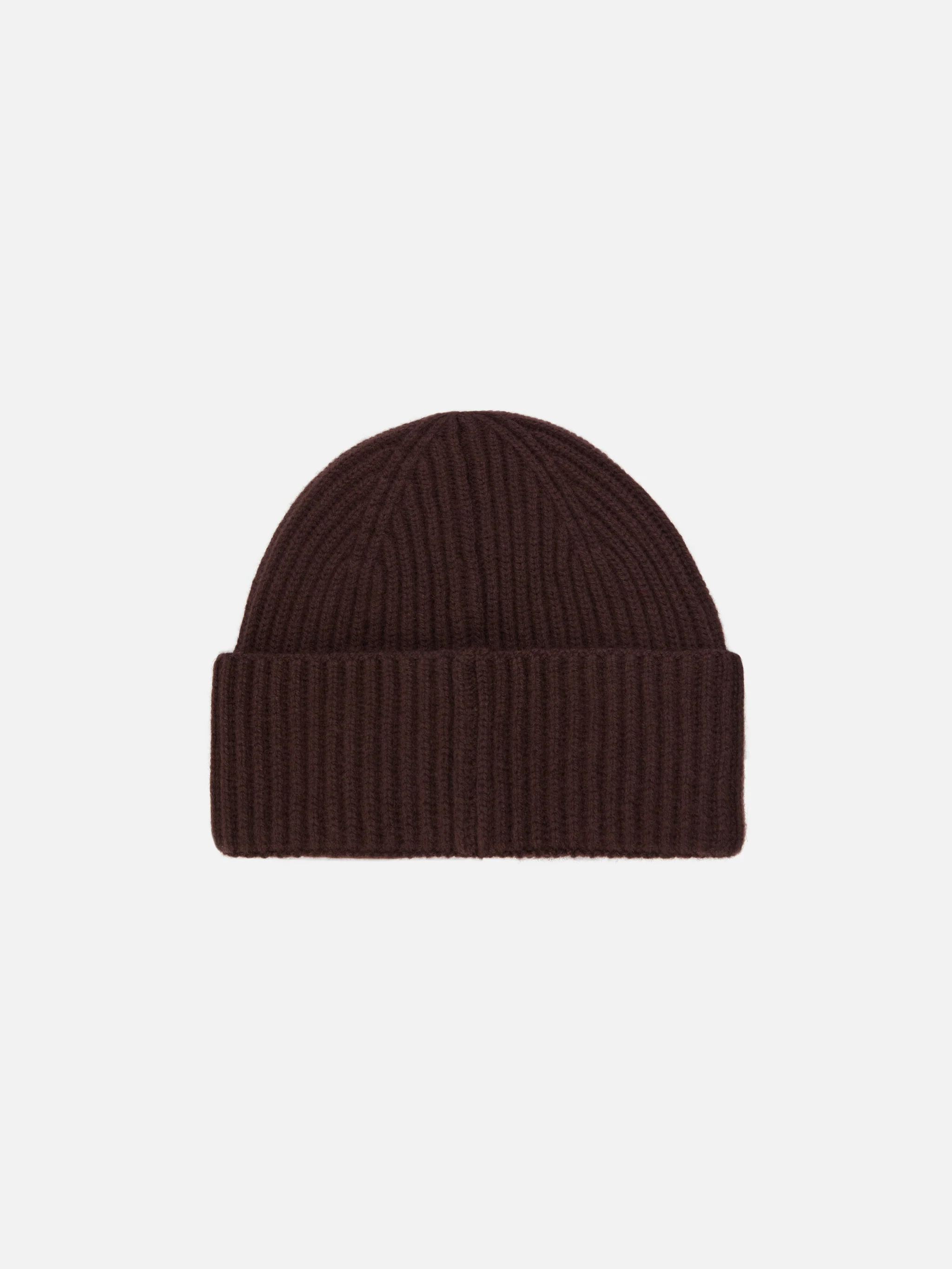 Moss Beanie in brown 100% WOOL with St. Barth embroidery - Image 3