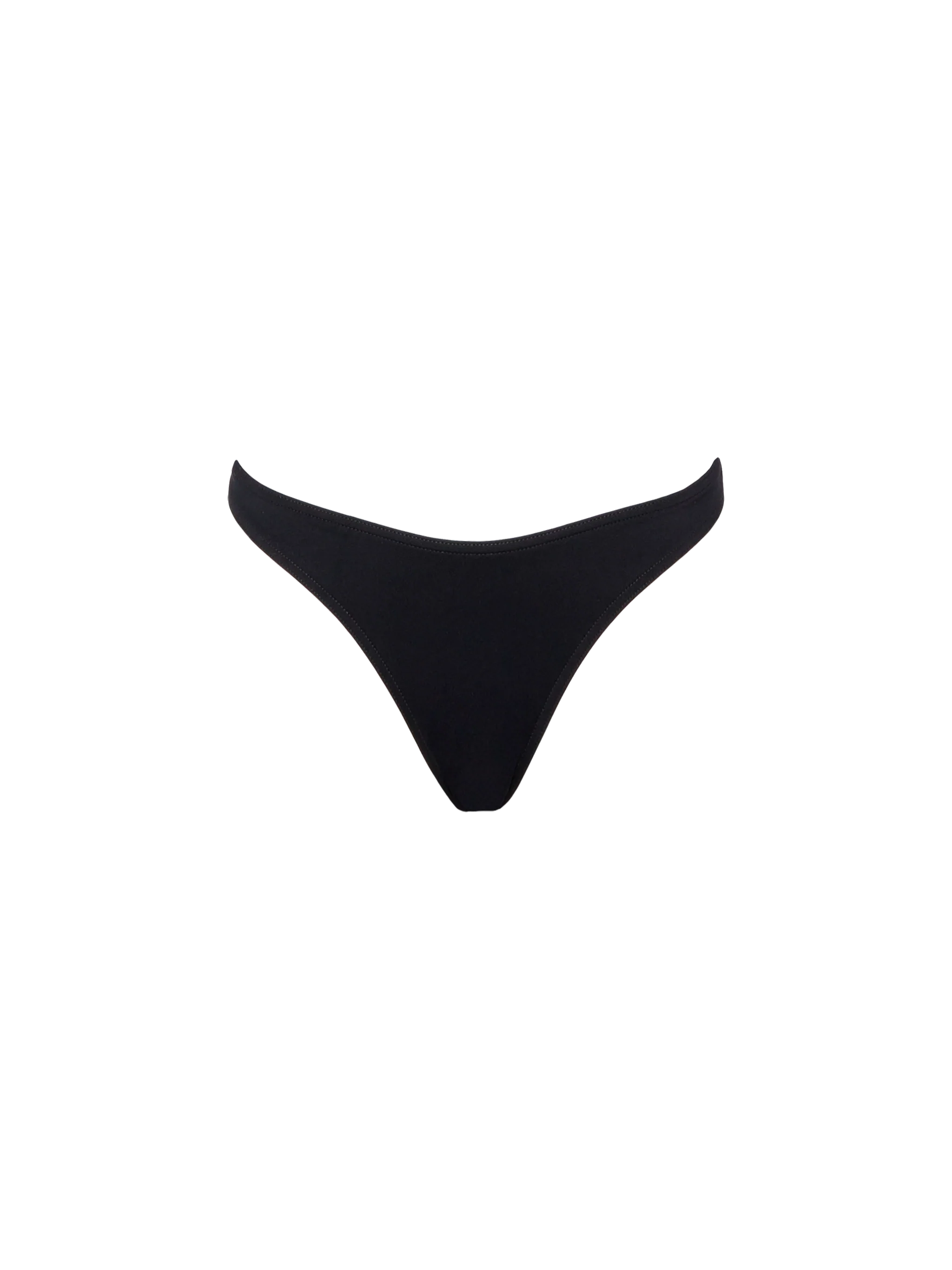 Naomi black cheeky swim briefs