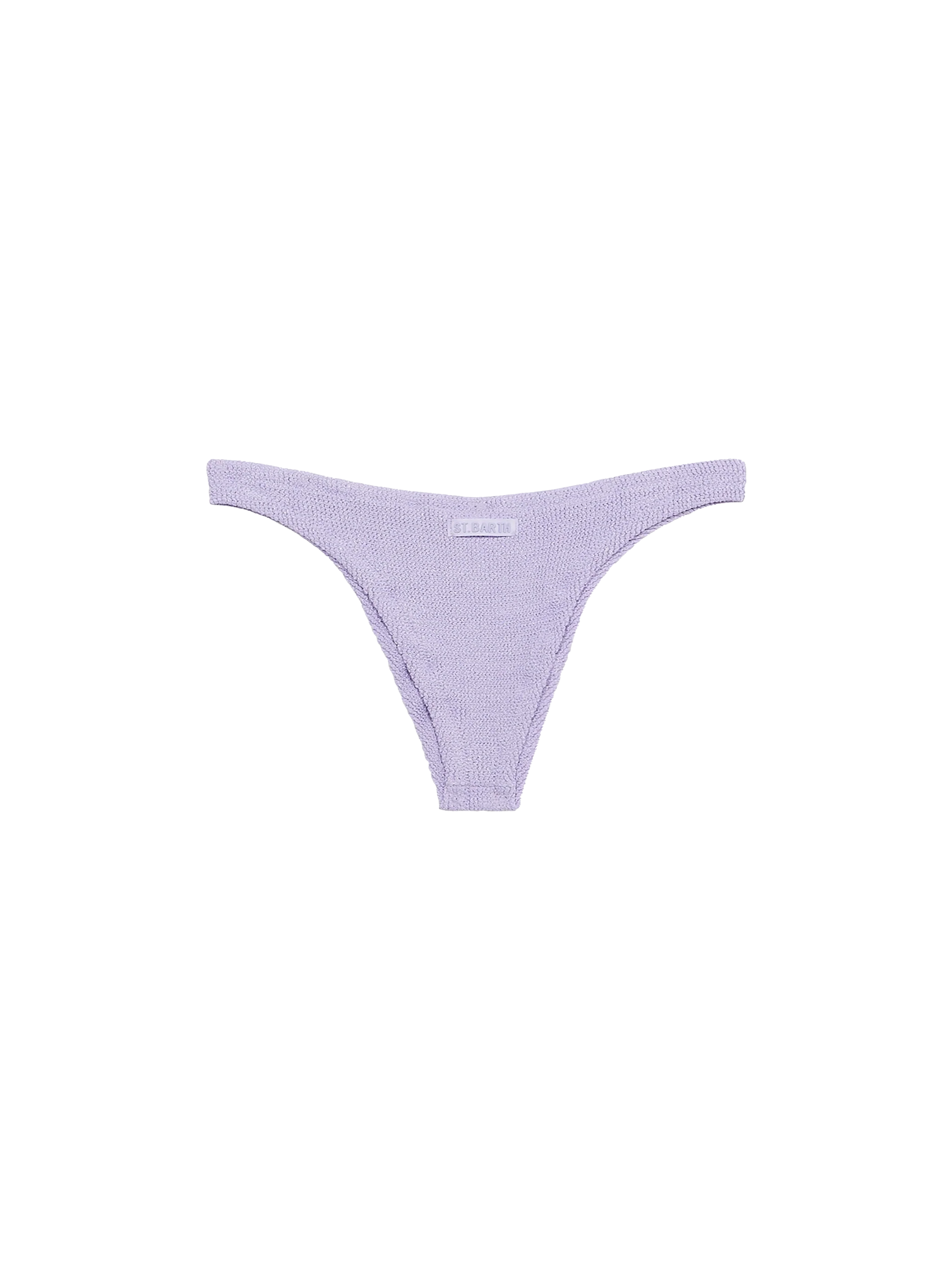 Naomi lilac crinkle cheeky swim briefs - Image 2