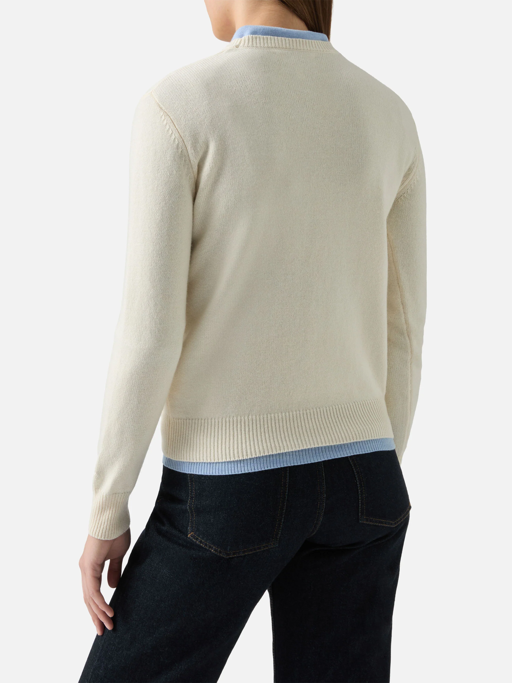 New Queen crewneck with Apres ski embroidery and jacquard - Image 3