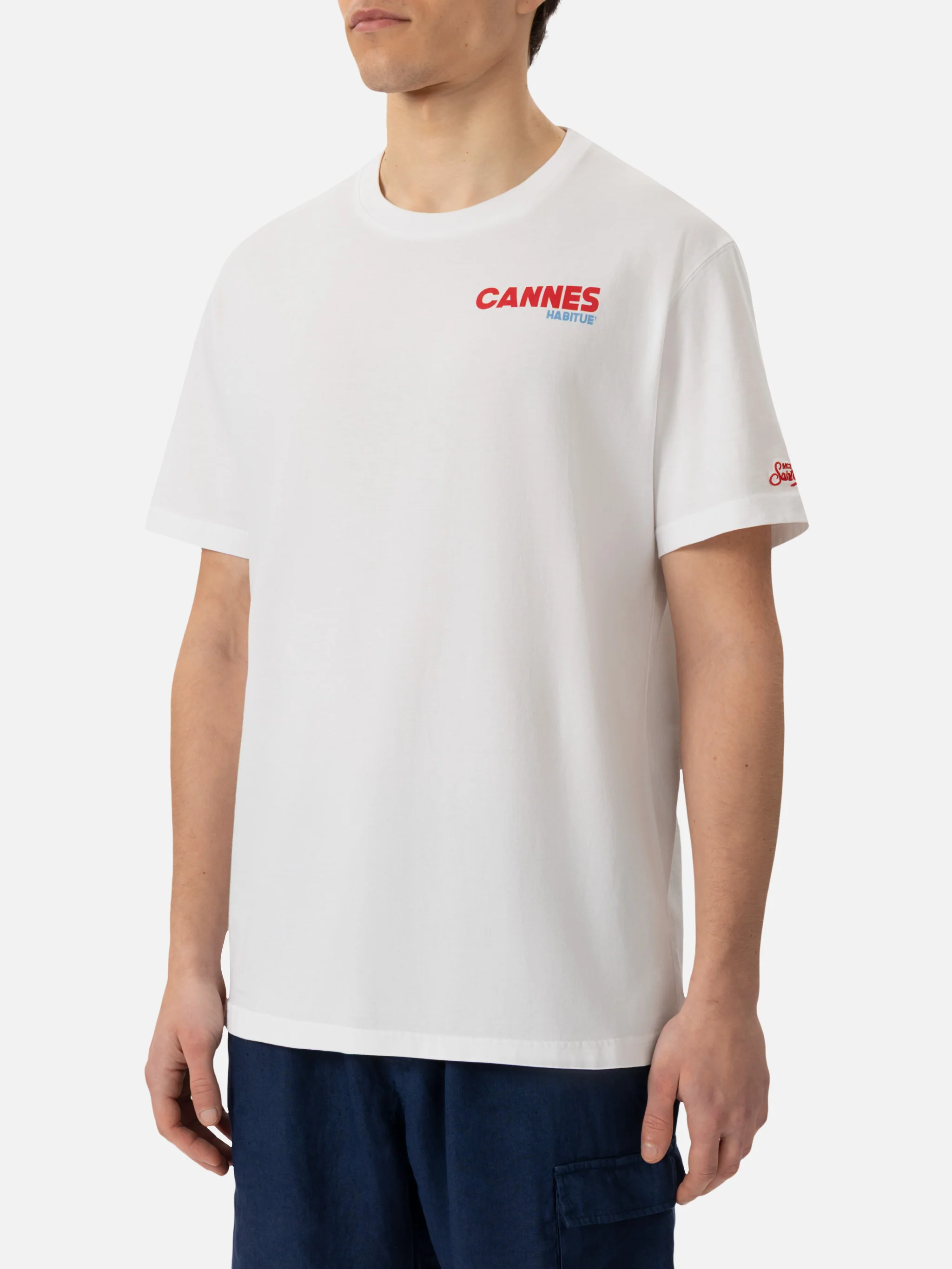 T-shirt with Cannes postcard print - Image 3