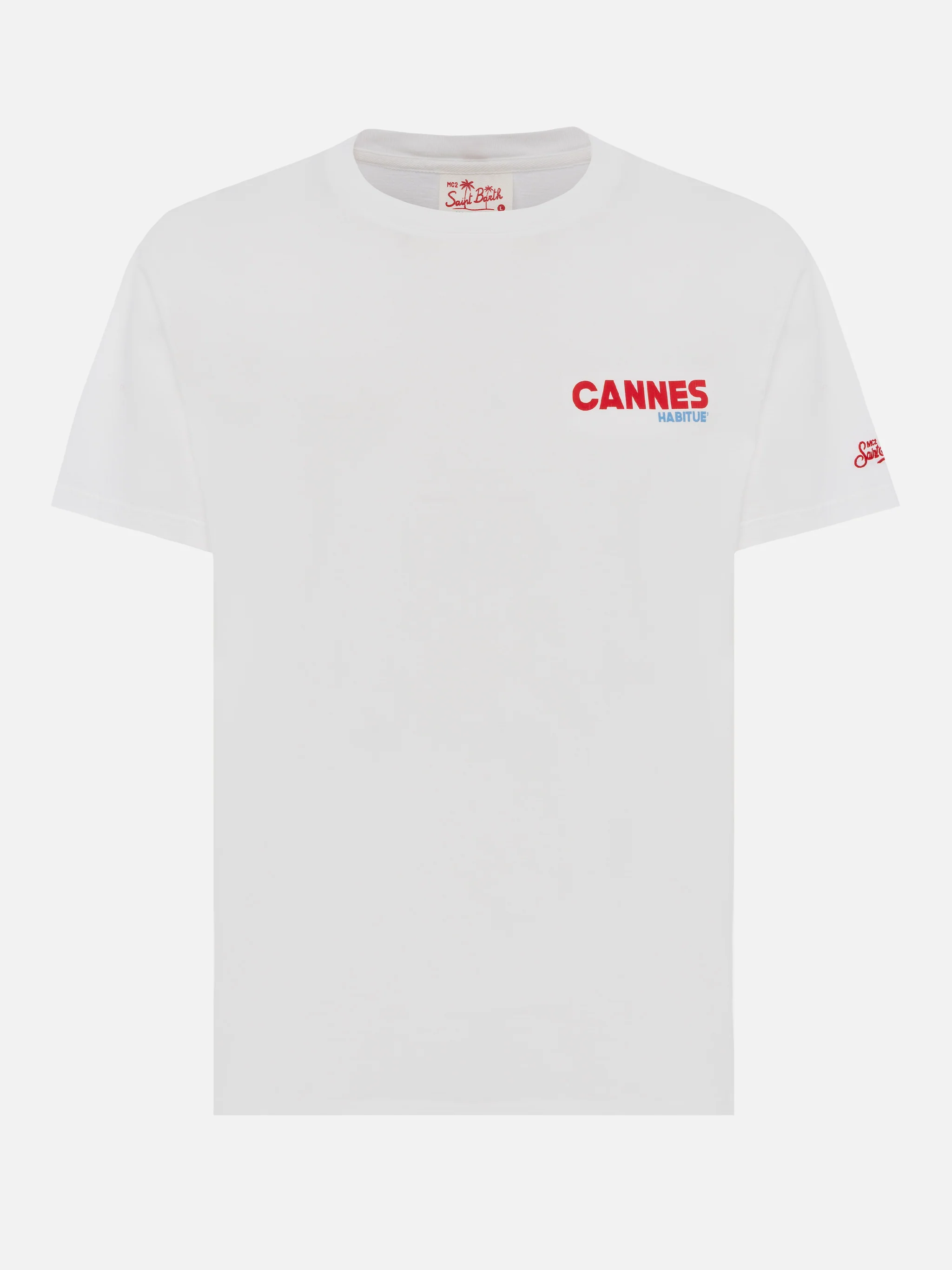 T-shirt with Cannes postcard print - Image 4
