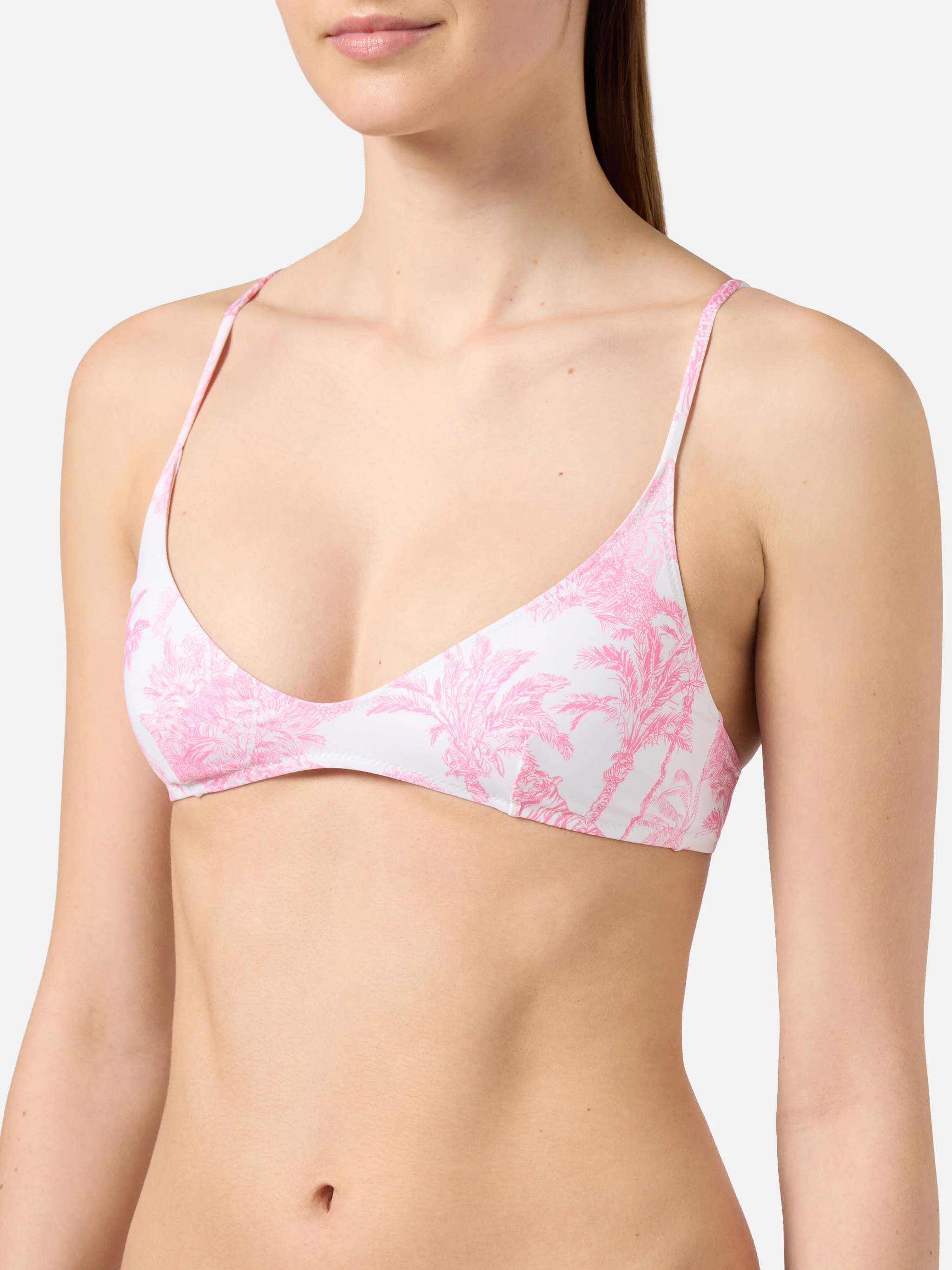 Paloma Marielle pink toile de jouy bikini - Image 3
