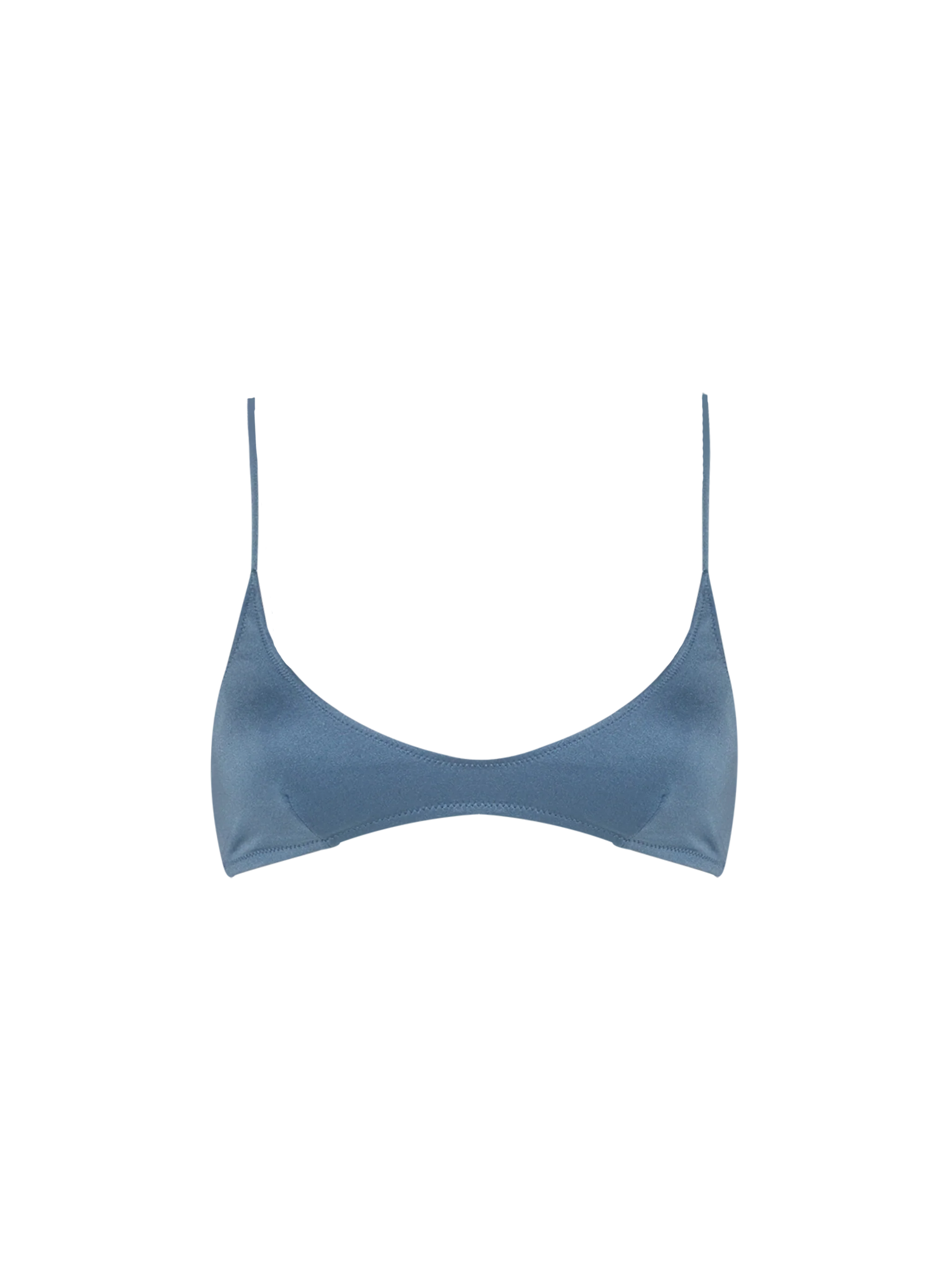 Paloma shimmer blue avio scoop bralette