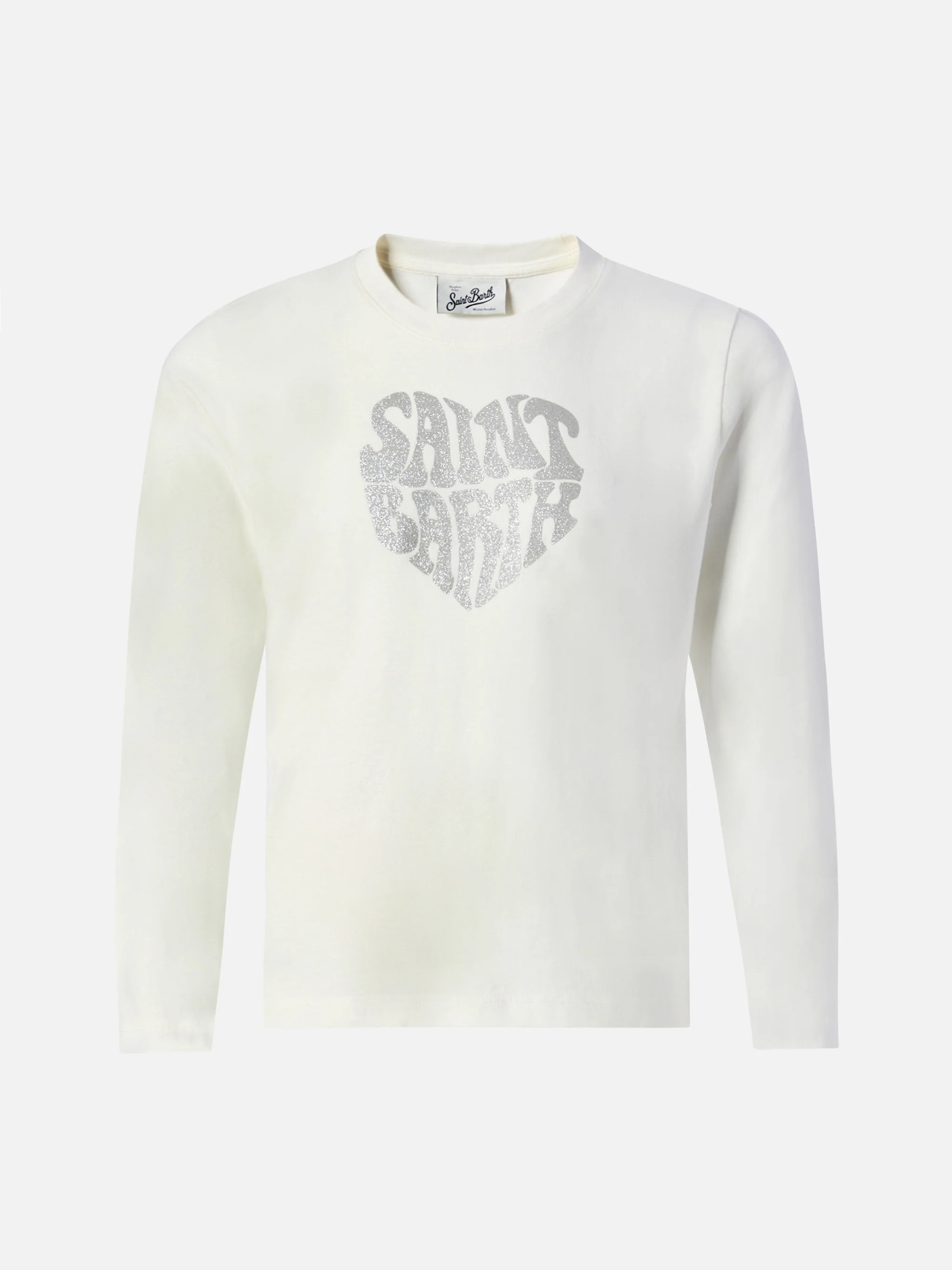 Penny white t-shirt  Saint Barth glitter print