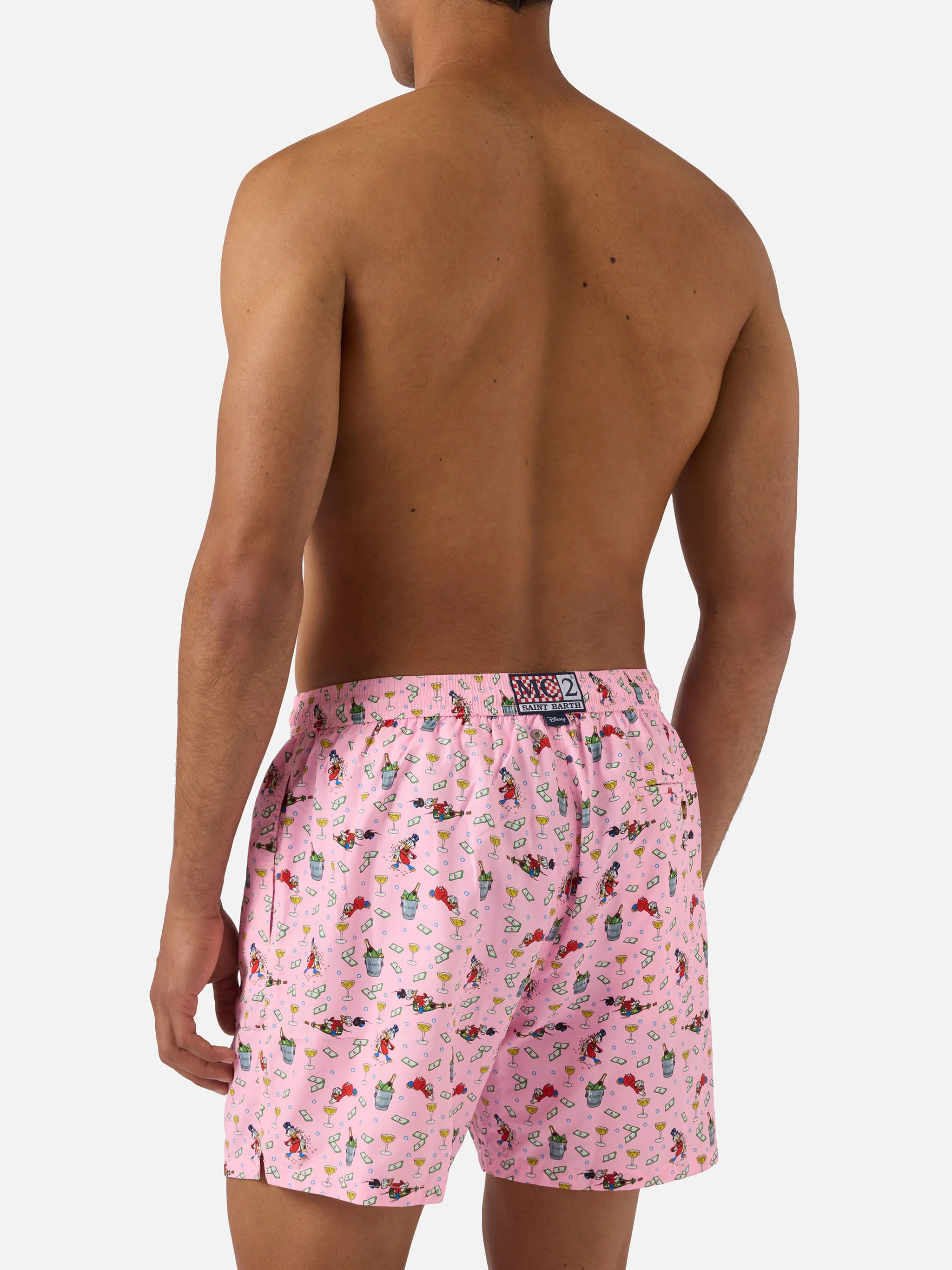 Pink Lighting Micro swim shorts with McDuck print | Special Edition - Image 6